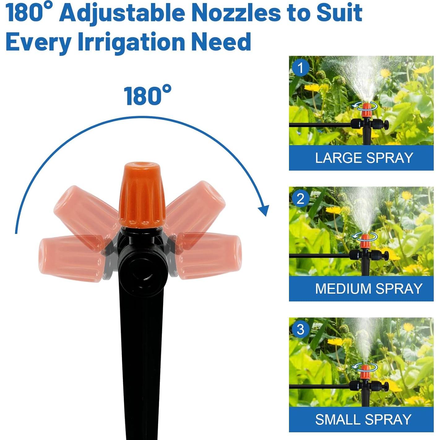 Sistema de Riego por Goteo 18.3M POCKET PANDA con Conectores Rápidos