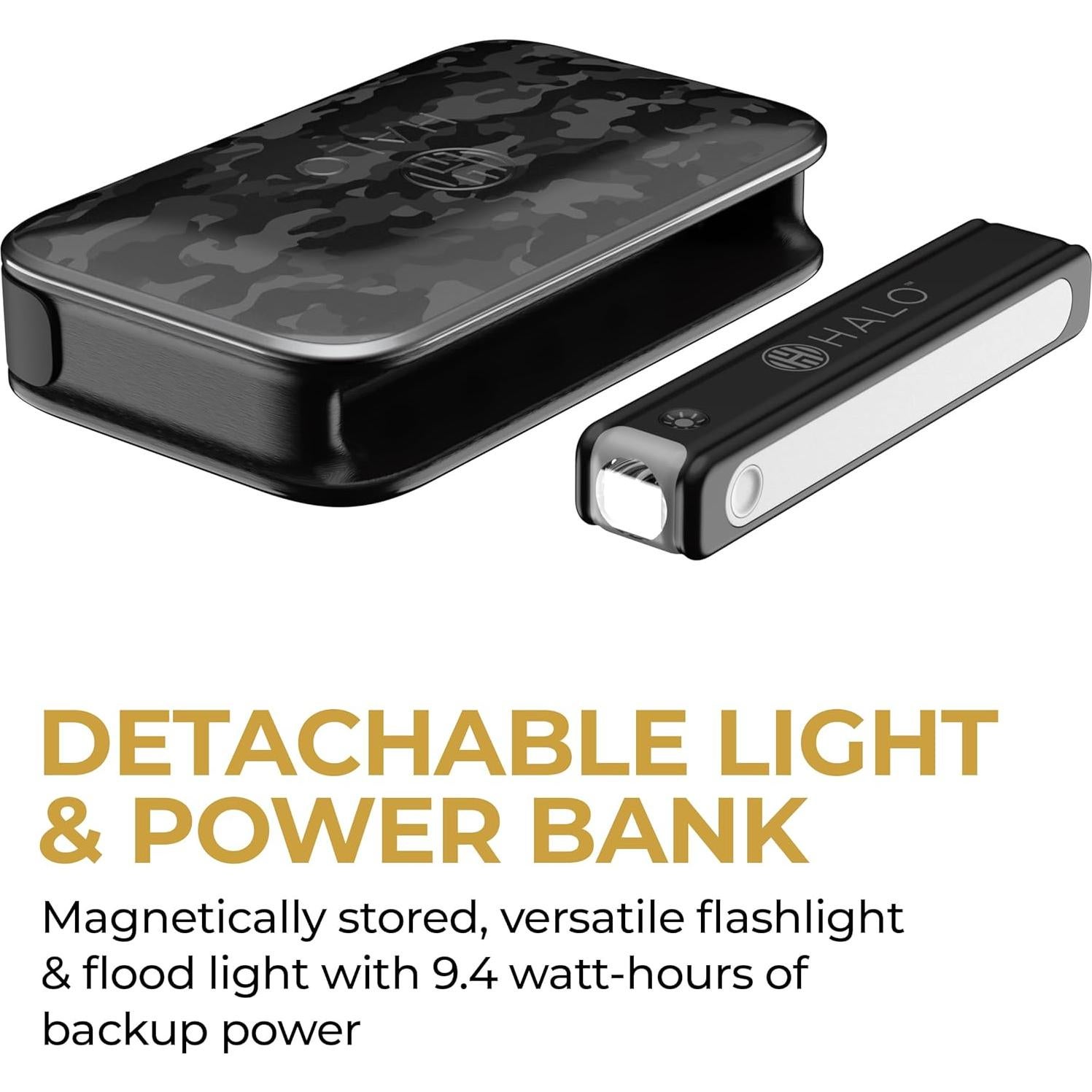 Arrancador de Coche Portátil HALO Bolt PAL 1000 - Negro