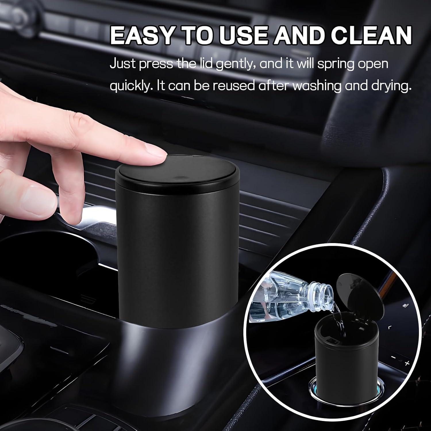 Basurero Portátil para Auto Hovom Mini, A Prueba de Fugas, Negro