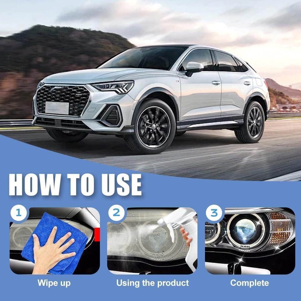 Kit de Restauración de Faros ZMHUM 180ml - Limpieza y Protección UV