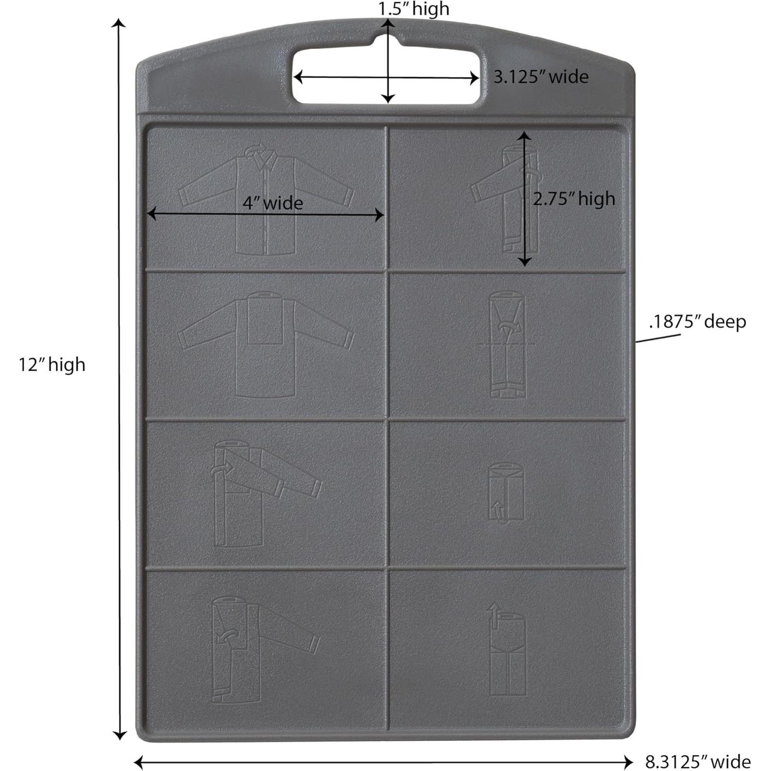 Tablero de Pliegue para Camisas Household Essentials 195 - Negro