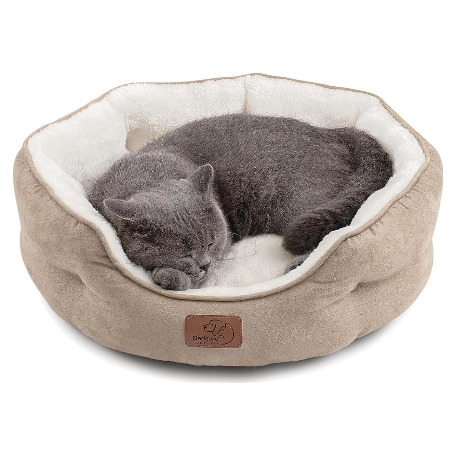 Cama para perros Bedsure redonda 50,8 cm antideslizante