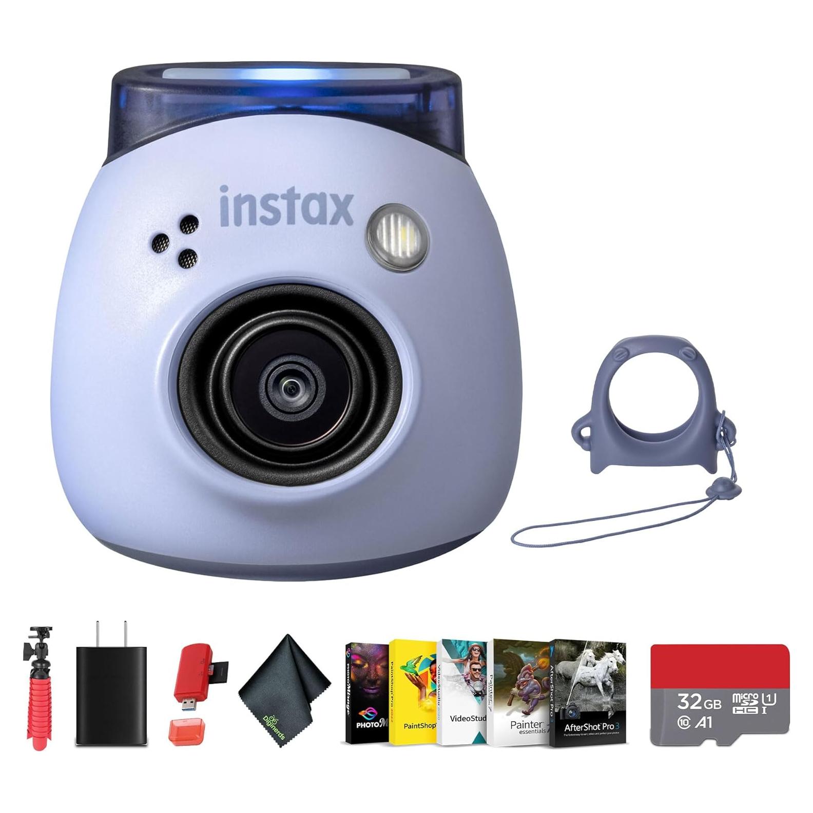 Cámara Digital FUJIFILM INSTAX PAL Azul Lavanda + Accesorios