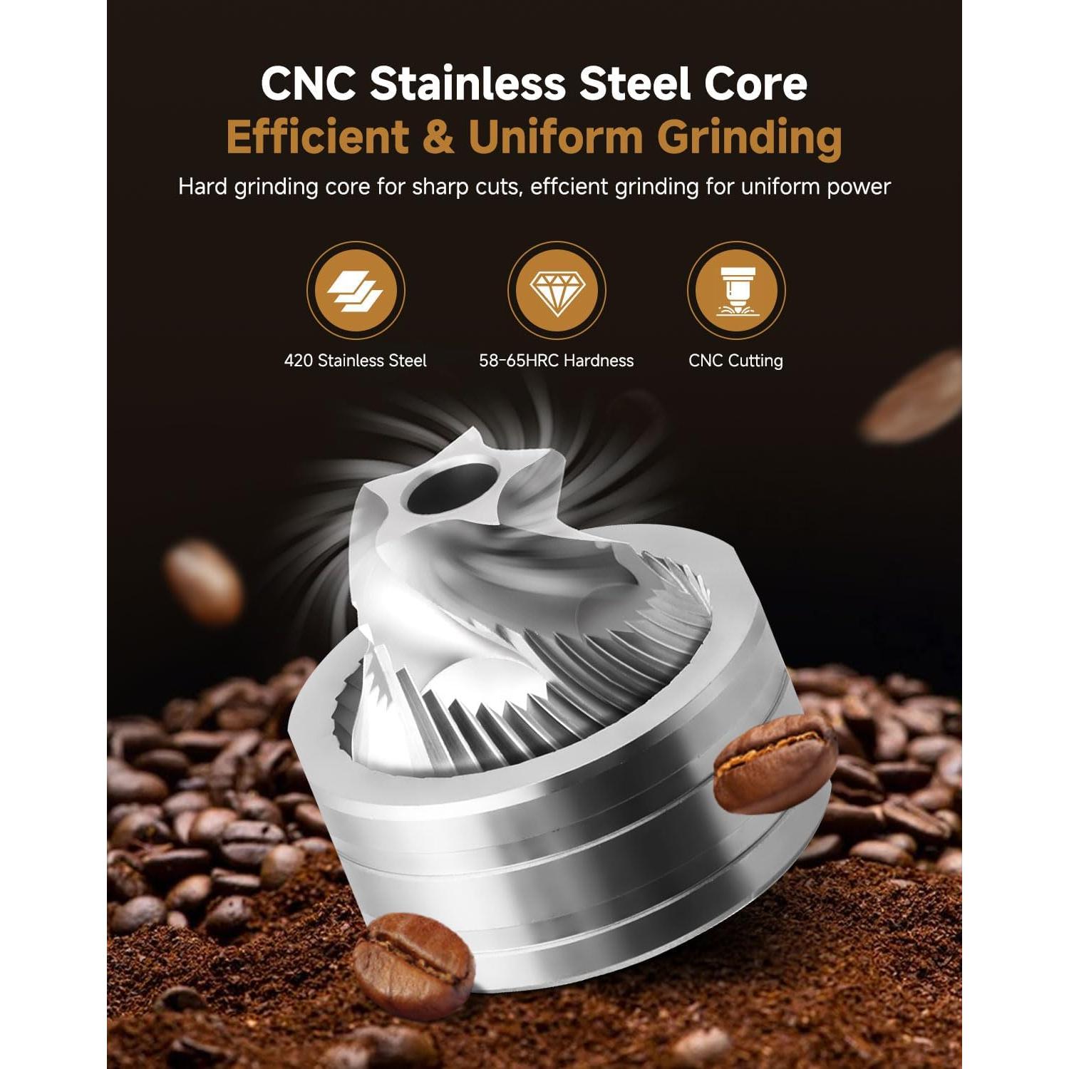 Molino de Café Manual Diceaynico GK133CA - Acero Inoxidable 420