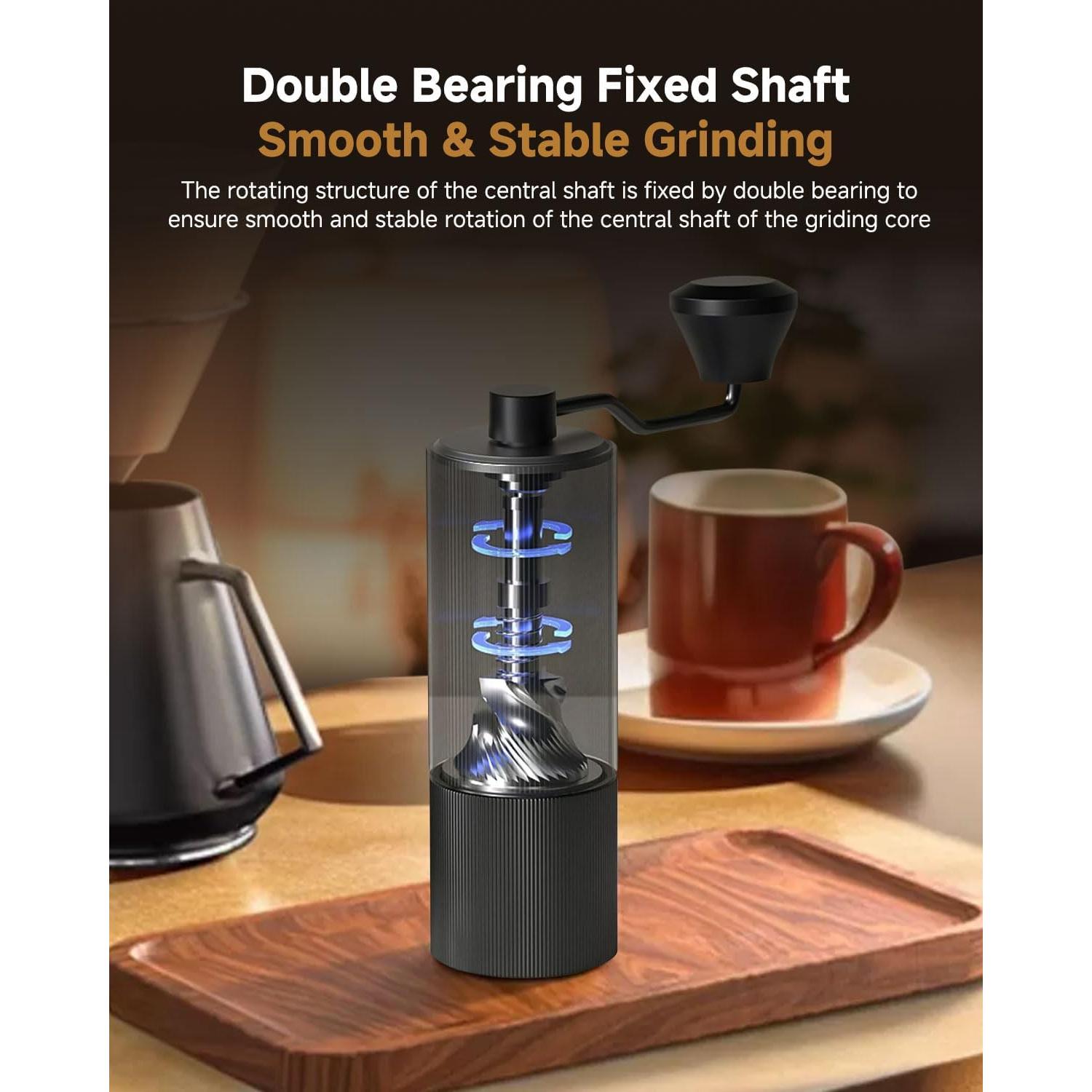 Molino de Café Manual Diceaynico GK133CA - Acero Inoxidable 420