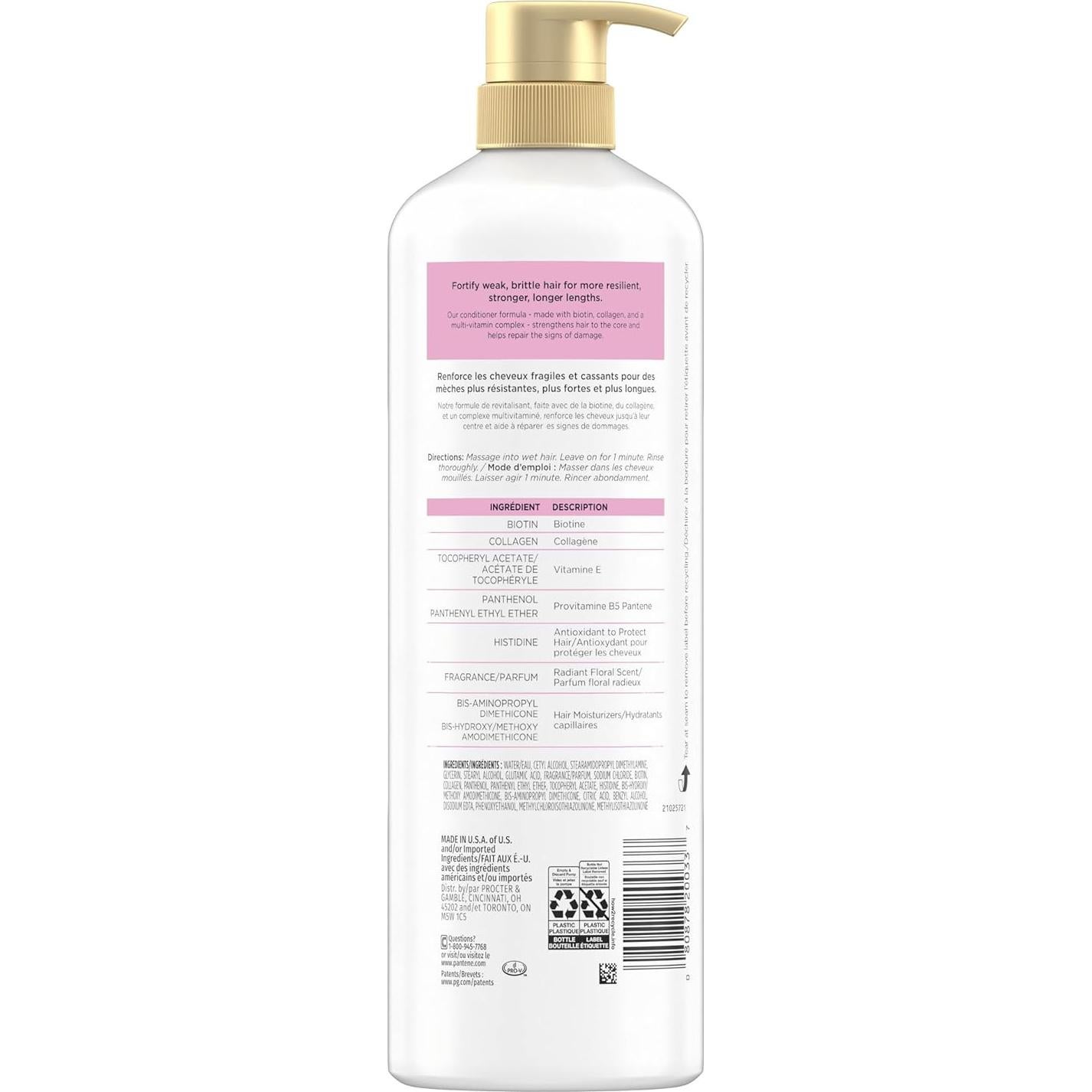 Acondicionador Pantene Pro-V Longitudes Infinitas 887 ml