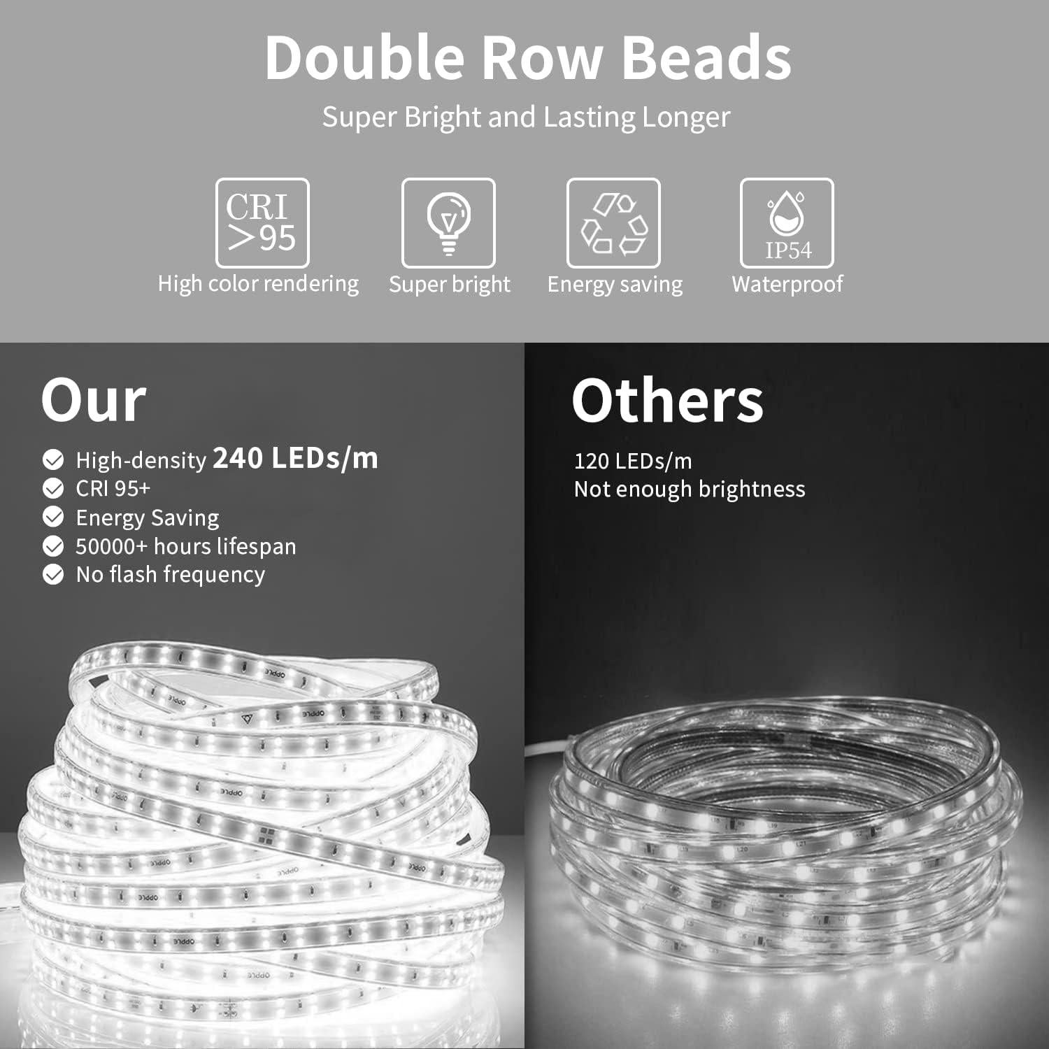 Espejo LED SHUAFA 61x91 cm Retroiluminado y Anti-vaho