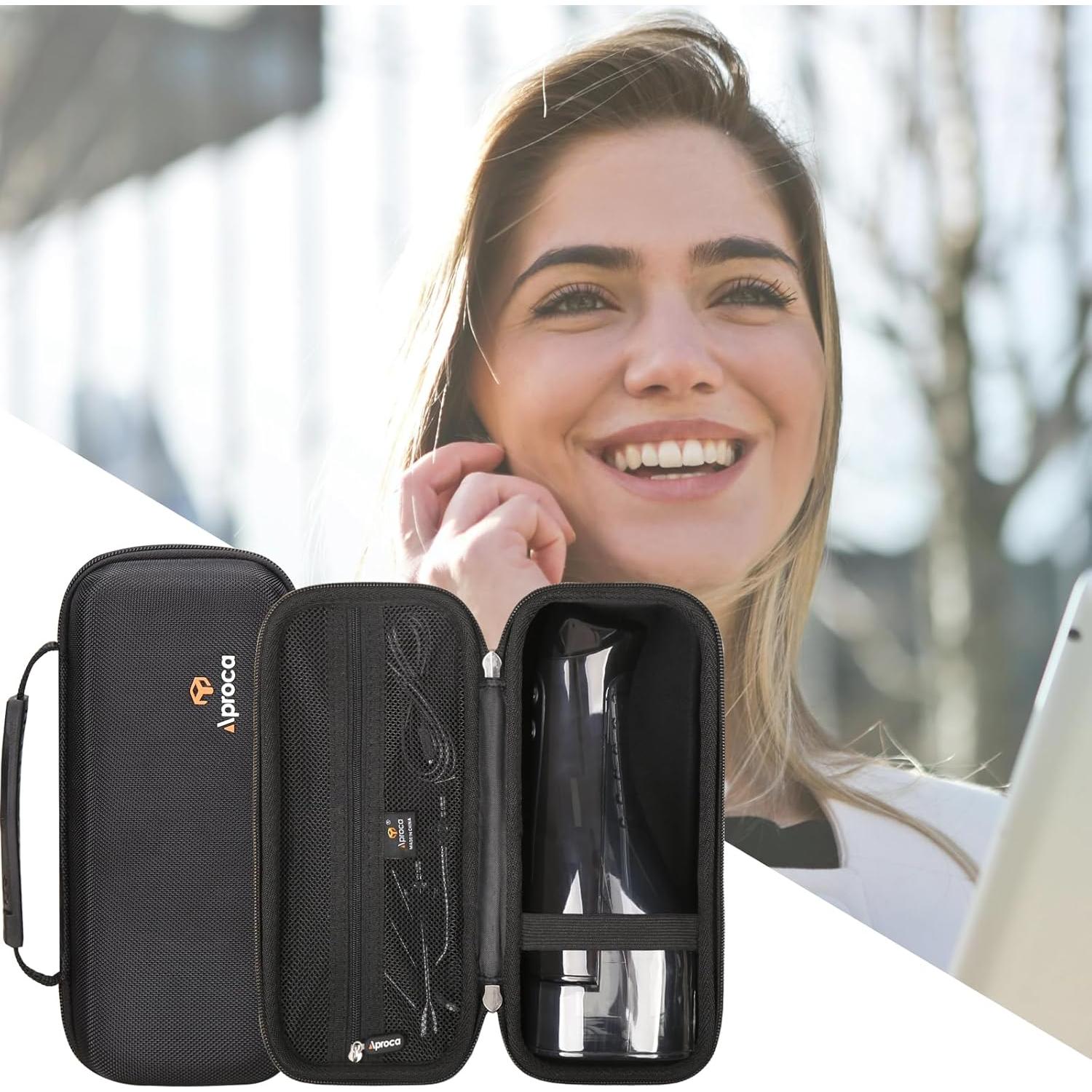 Funda Protectora Dura Negra Aproca para Irrigador Oral COSLUS F5020E