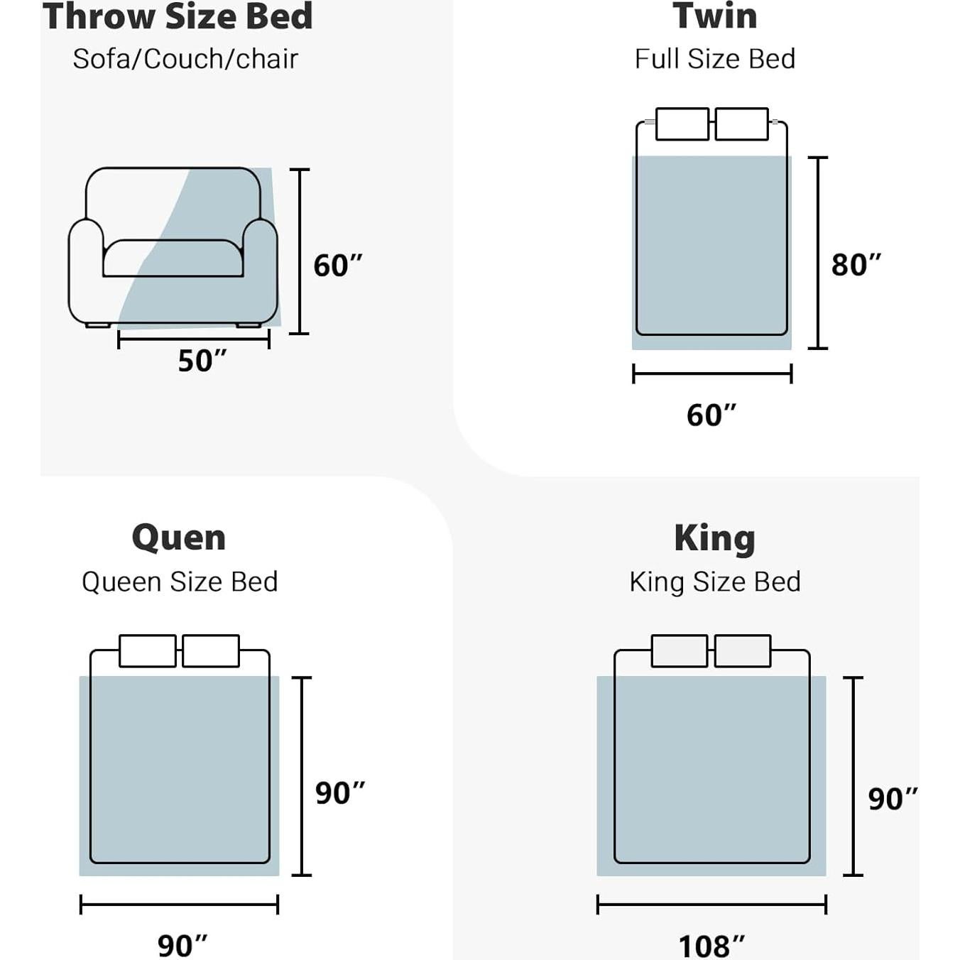 Manta de Muselina de Algodón DELIGHT HOME 127x152 cm Azul