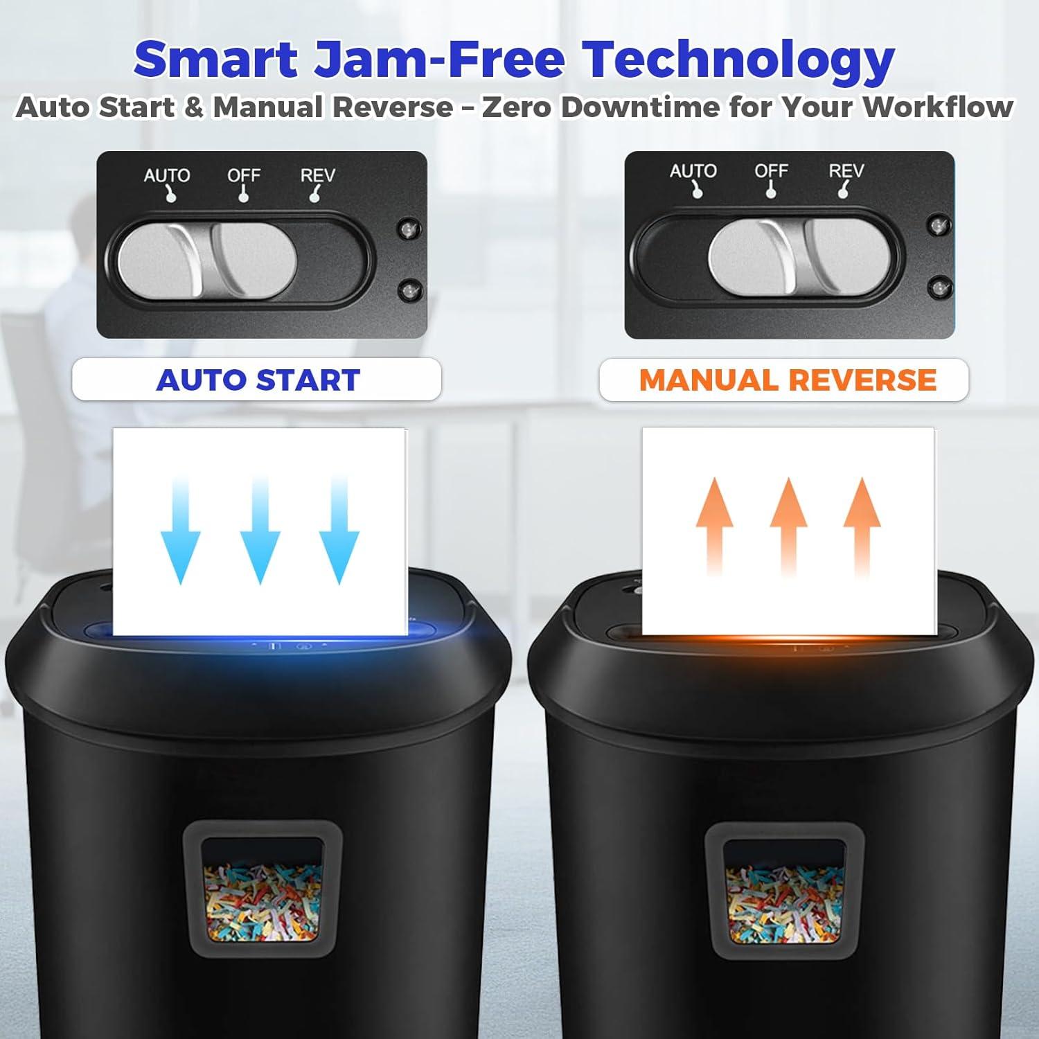 Destructora de papel VidaTeco corte cruzado 14 hojas 6.27 kg