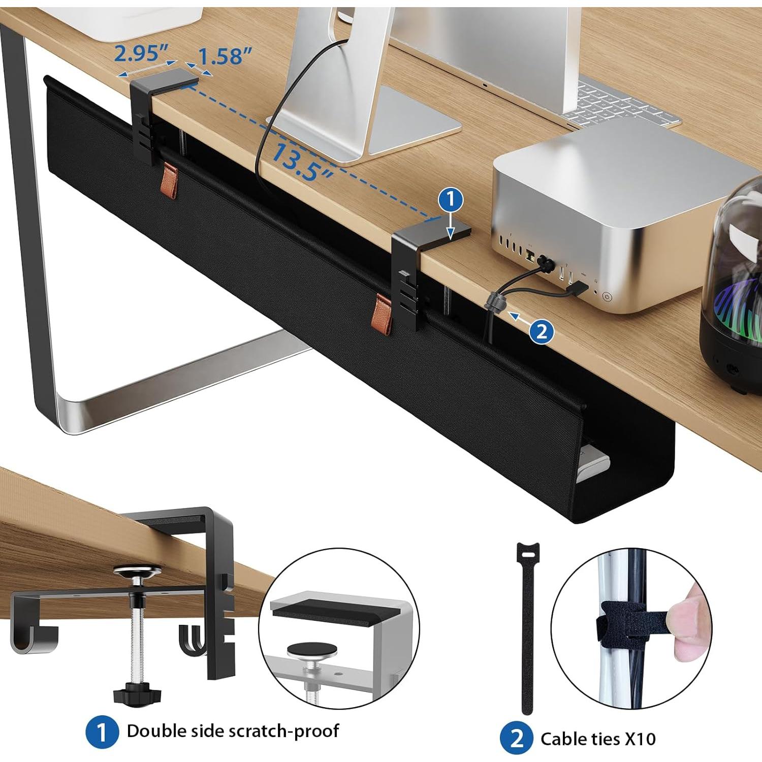 Bandeja de Cable Zilink 76.2 cm Organizador Sin Perforación