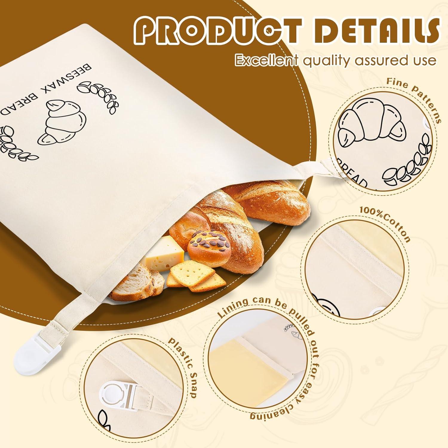 Bolsas de Pan de Cera de Abeja Himake - Paquete de 2, 43x30.5cm