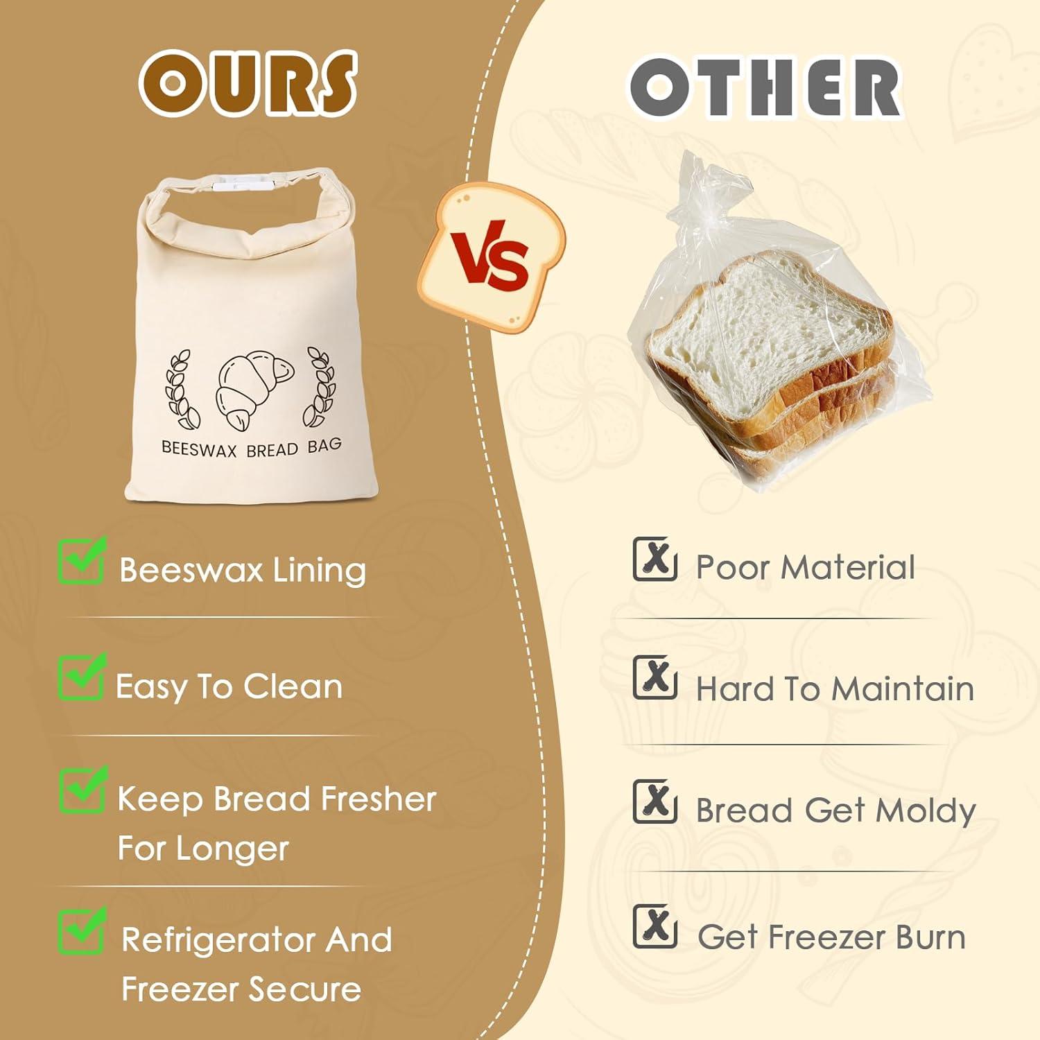 Bolsas de Pan de Cera de Abeja Himake - Paquete de 2, 43x30.5cm