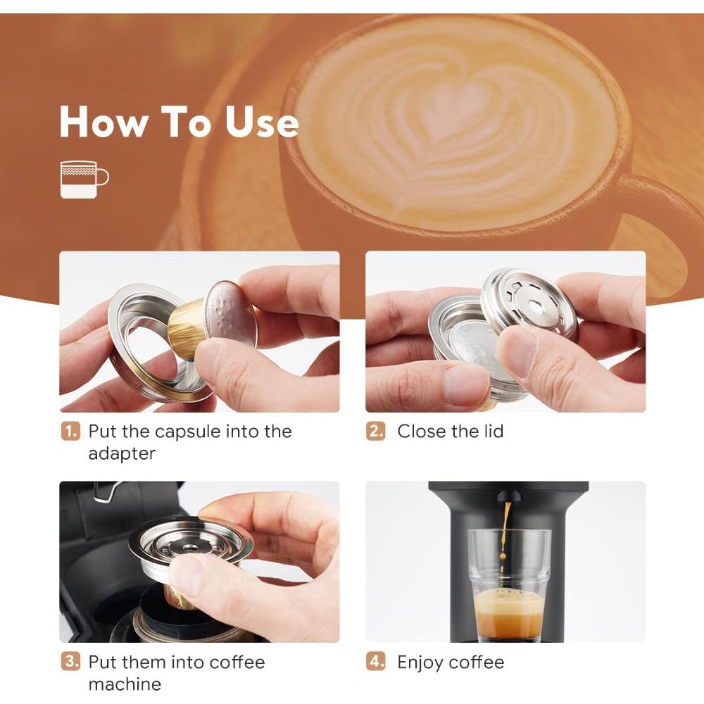 Adaptador de cápsulas de café BENFUCHEN para Delonghi Vertuo