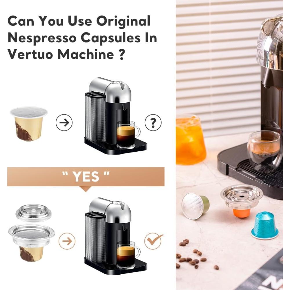 Adaptador de cápsulas de café BENFUCHEN para Delonghi Vertuo