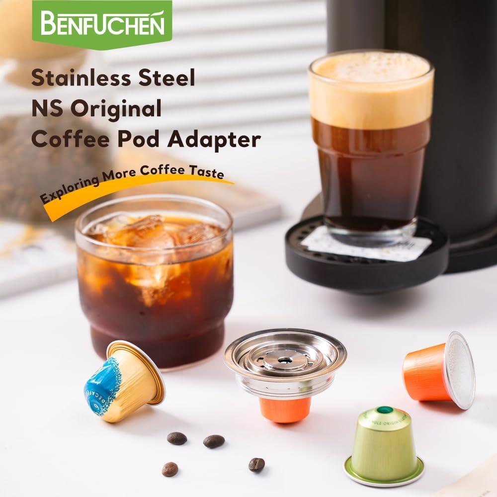 Adaptador de cápsulas de café BENFUCHEN para Delonghi Vertuo