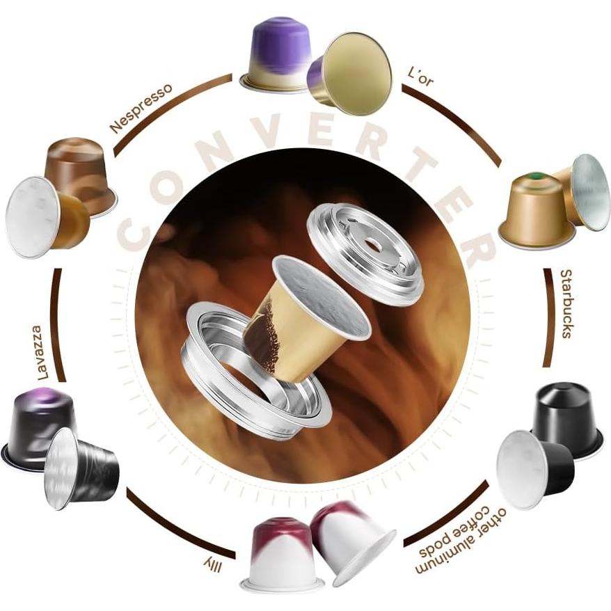 Adaptador de cápsulas de café BENFUCHEN para Delonghi Vertuo