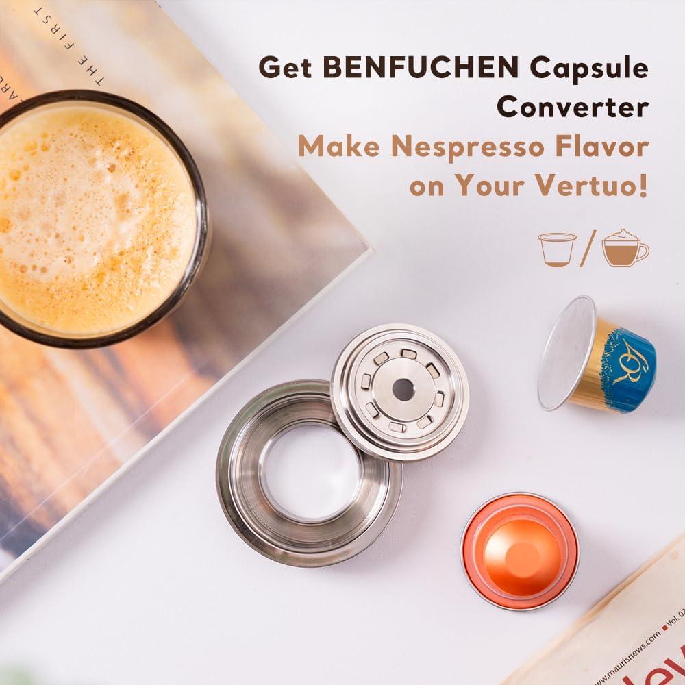 Adaptador de cápsulas de café BENFUCHEN para Delonghi Vertuo