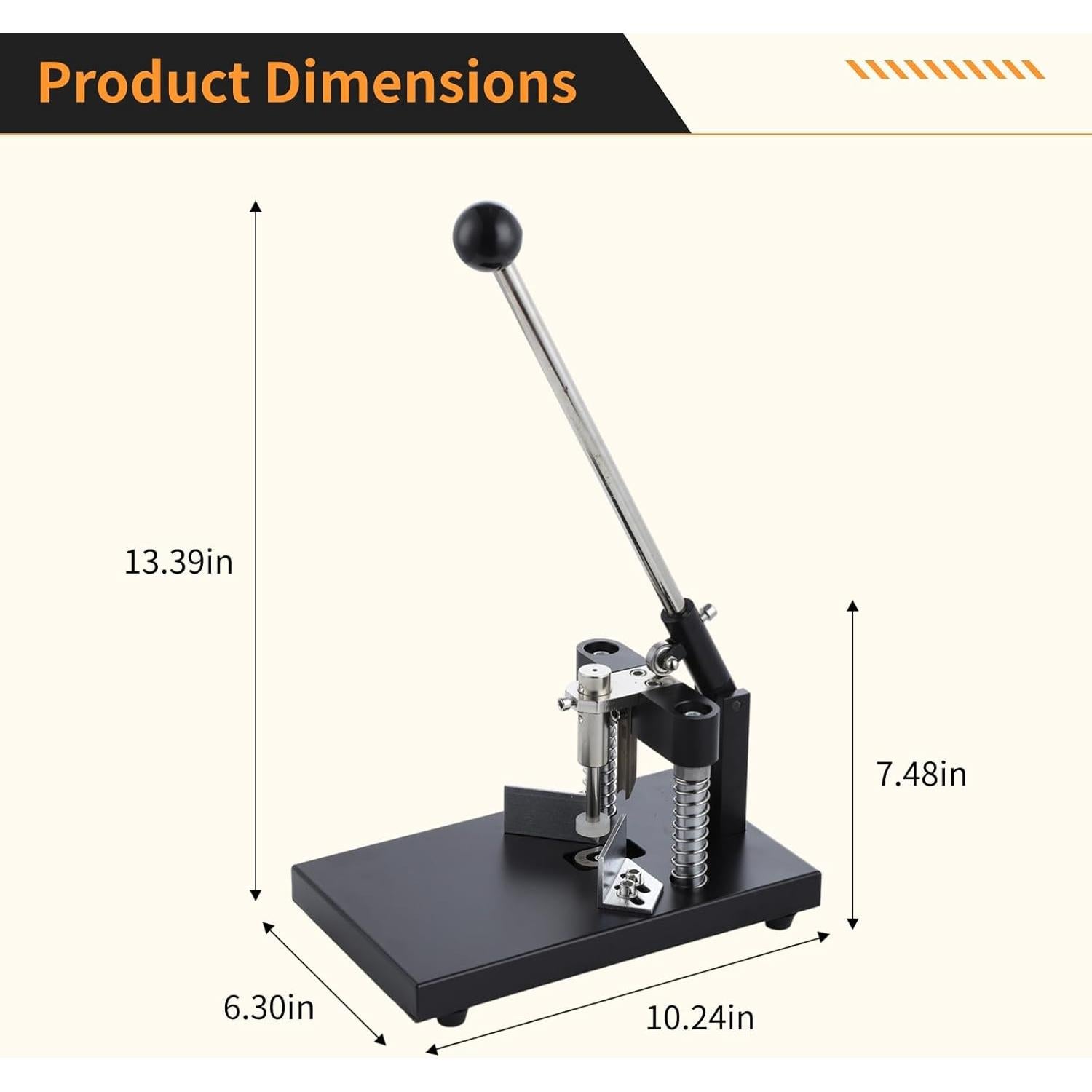Cortador de esquinas manual Lnrueg con troqueles R6mm y R10mm