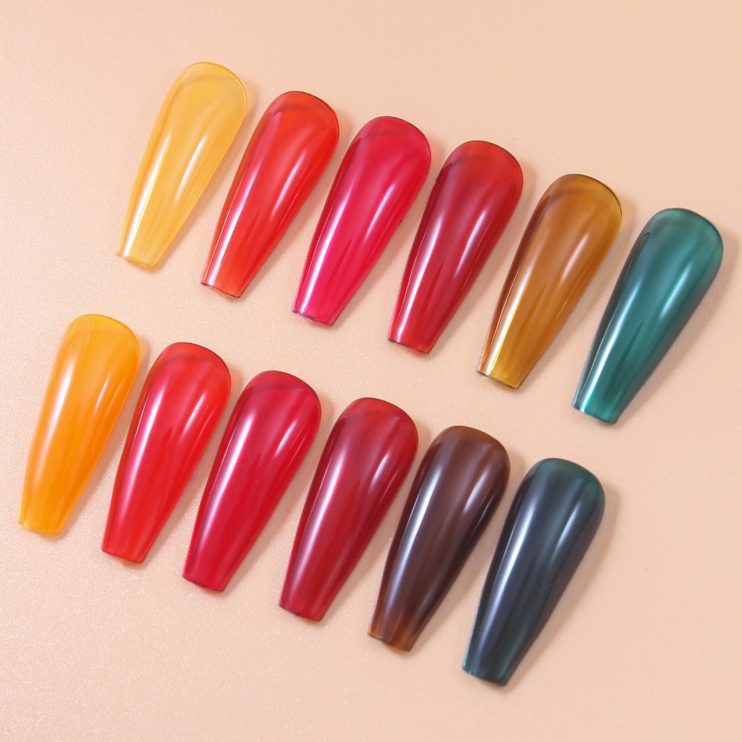 Kit de Esmalte de Uñas Gel Transparente Artdone 6 Colores