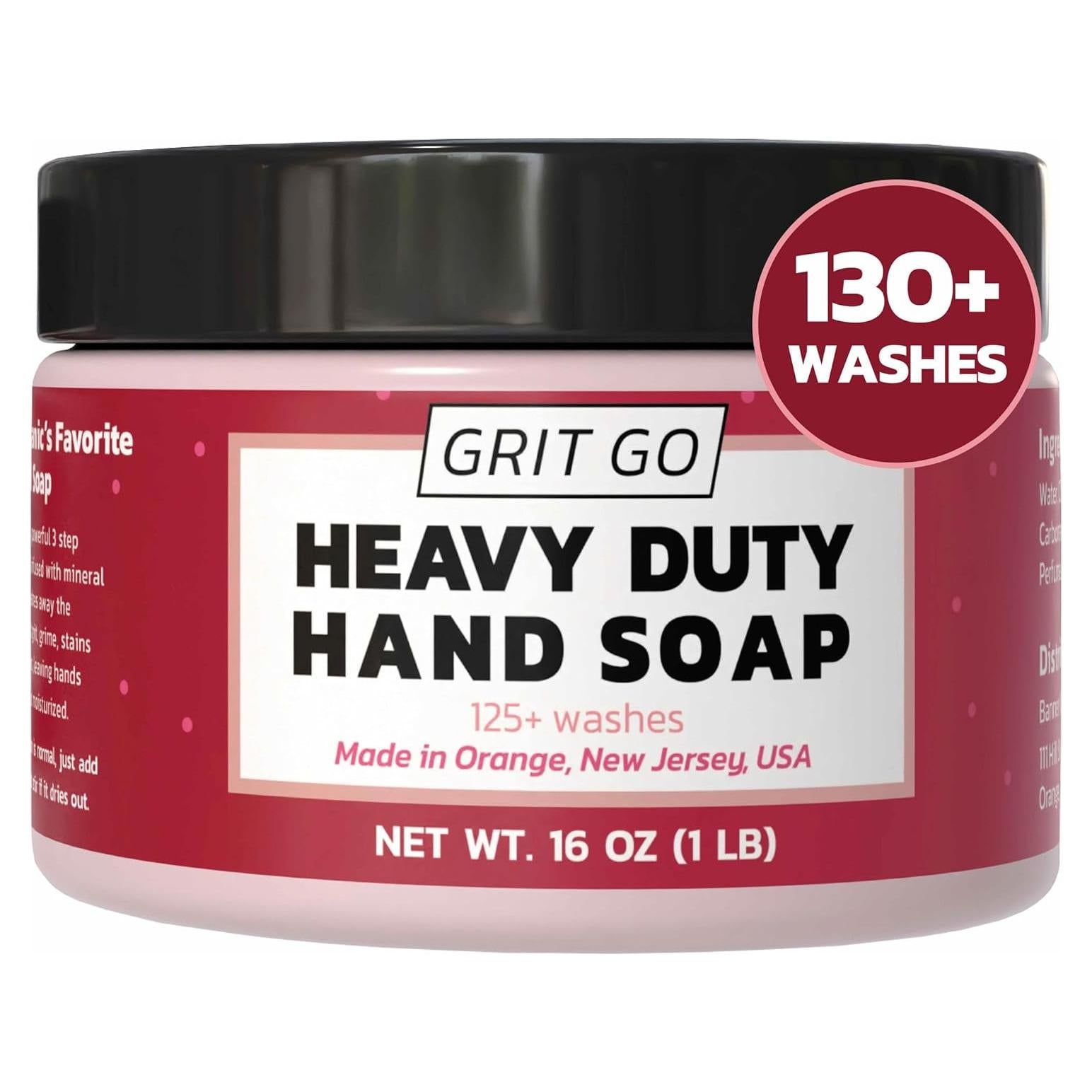 Jabón de Mano Industrial Grit Go 0.45 kg - Limpiador Exfoliante