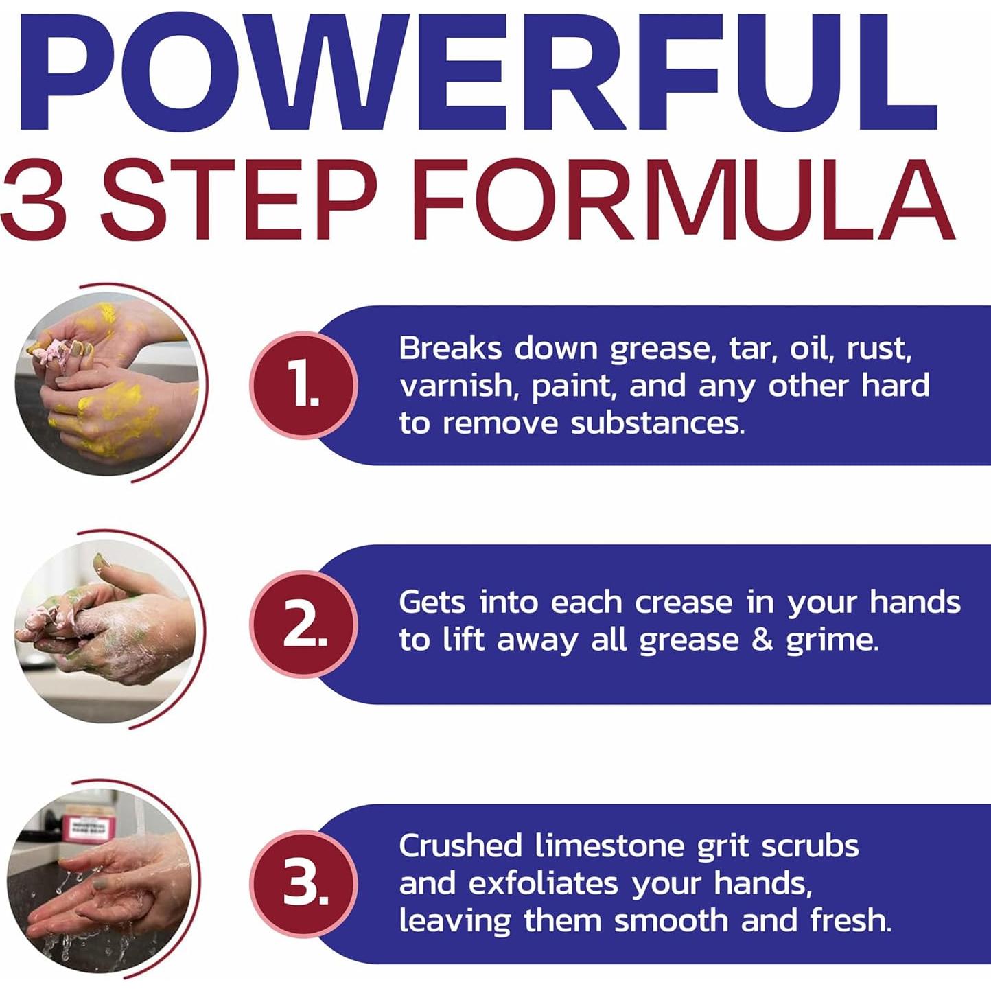 Jabón de Mano Industrial Grit Go 0.45 kg - Limpiador Exfoliante