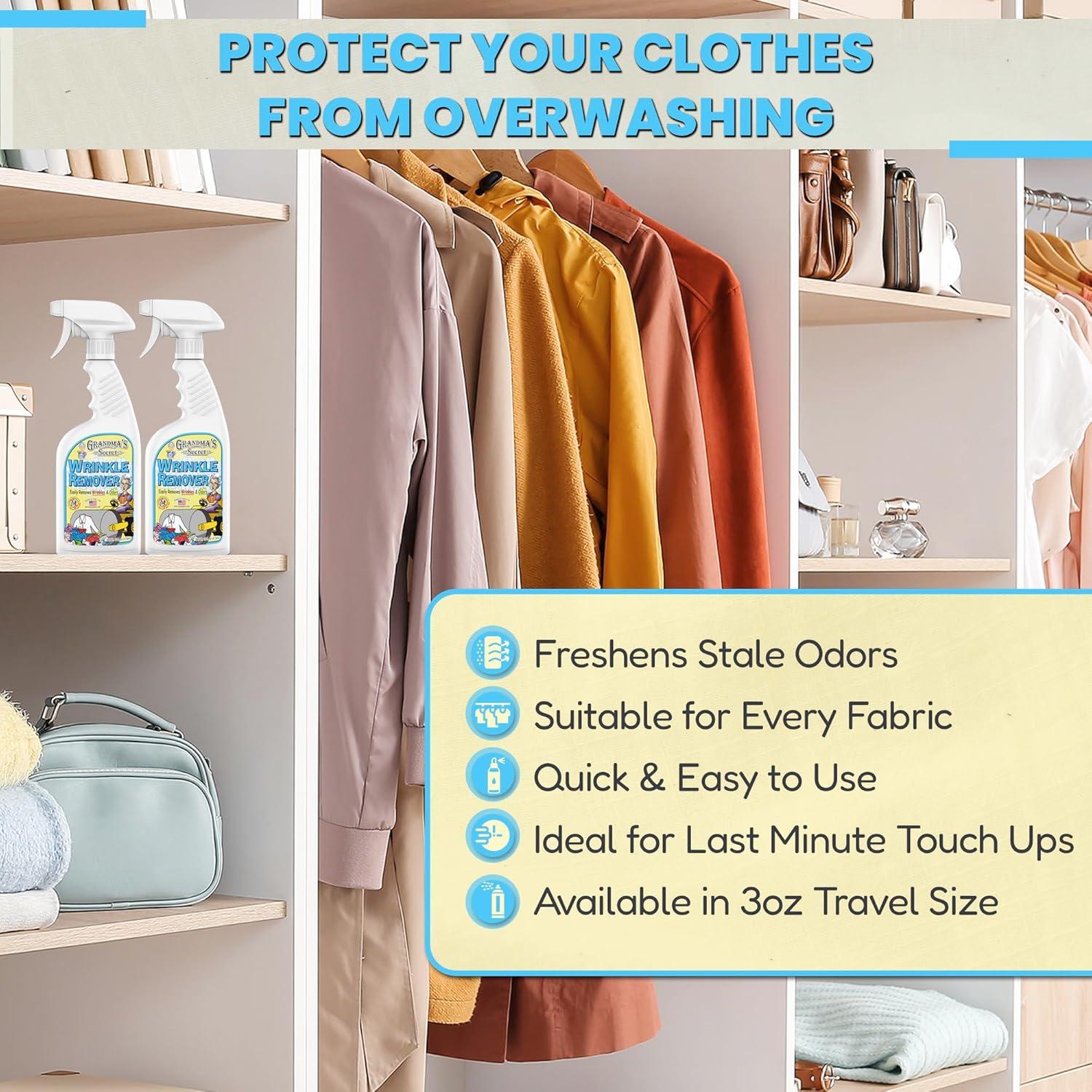 Spray Quitarrugas Secreto de la Abuela - 3 Paquetes de 0.47L