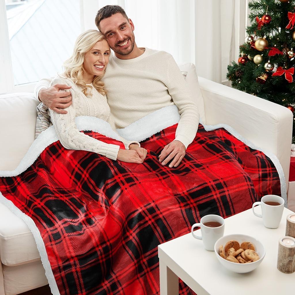 Manta de Sherpa Reversible Catalonia 152.4x127cm Cuadros