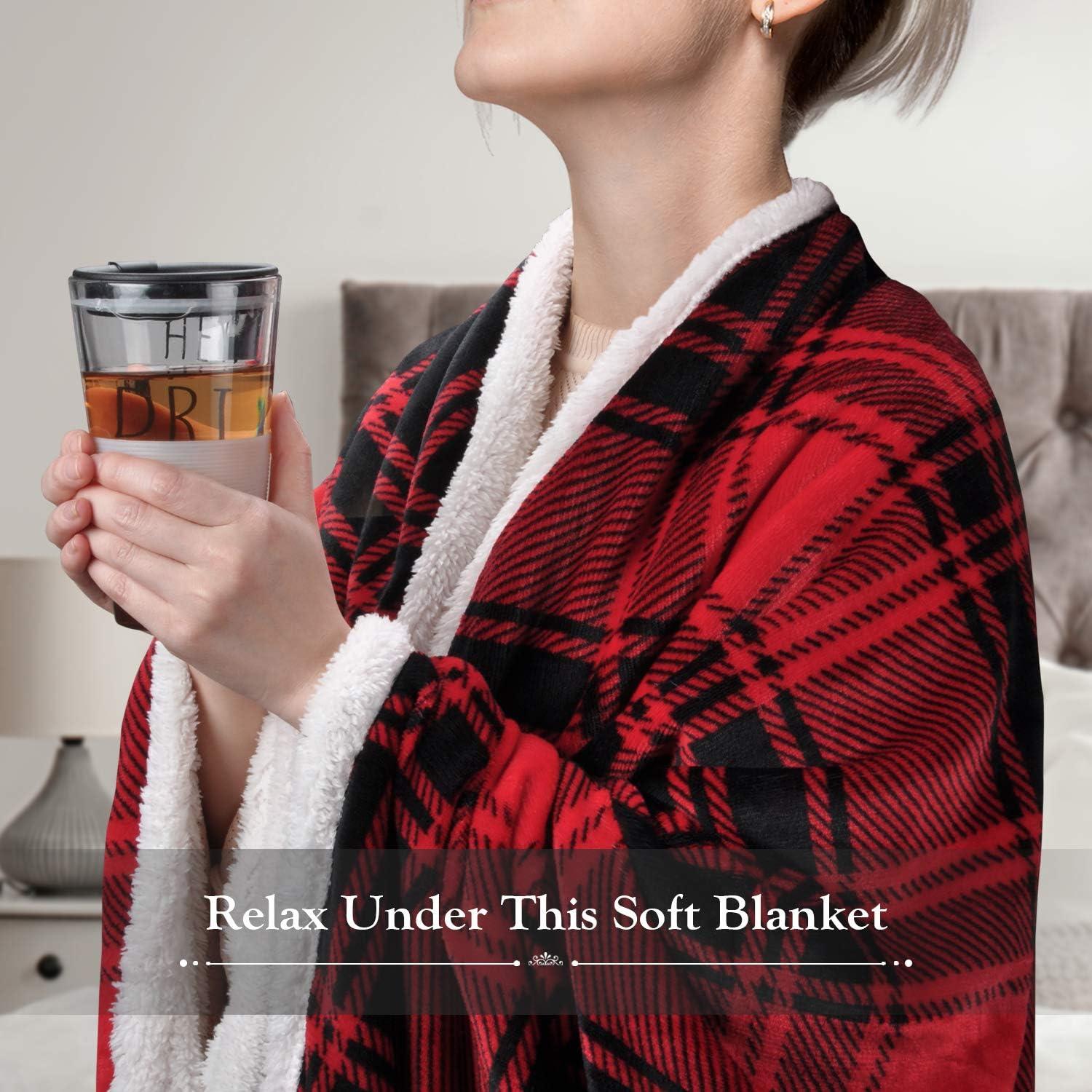 Manta de Sherpa Reversible Catalonia 152.4x127cm Cuadros