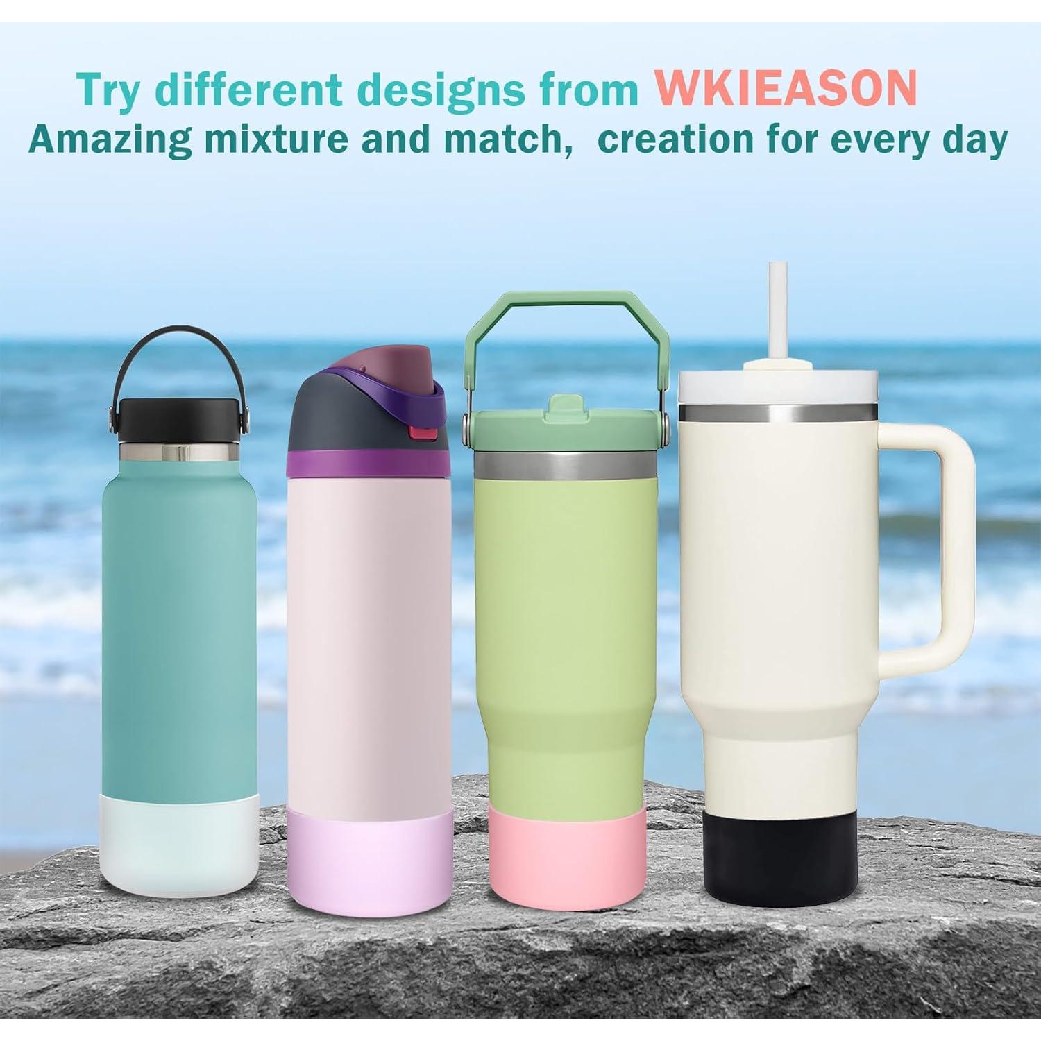 WK IEASON 2 Pcs Protector de Silicona para Vaso Stanley 2.83"