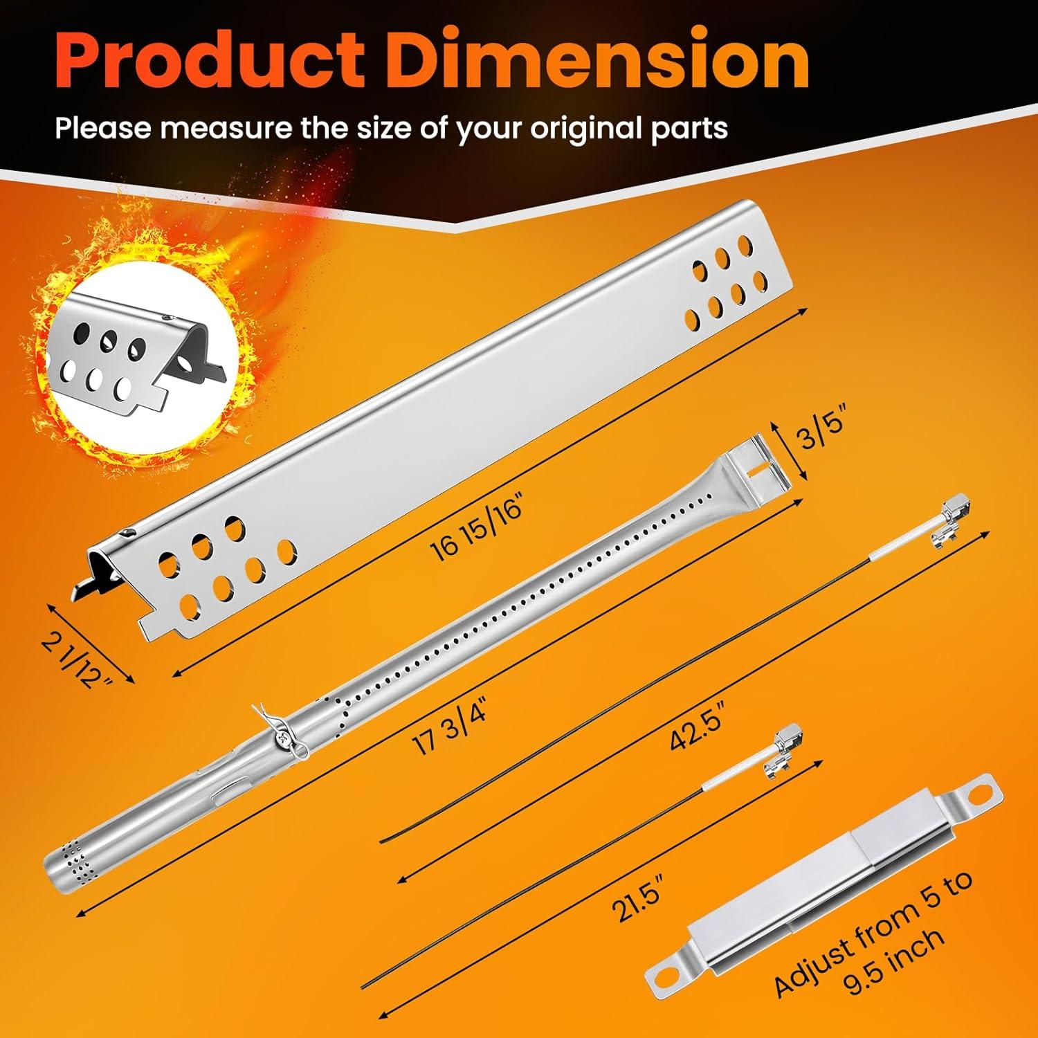 Piezas de Repuesto para Parrilla Wanchao 4 Quemadores Charbroil