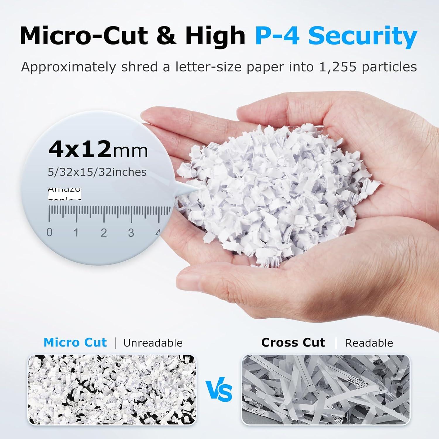 Trituradora de Papel BONSEN S3113 Automática 300 Hojas 60 Min