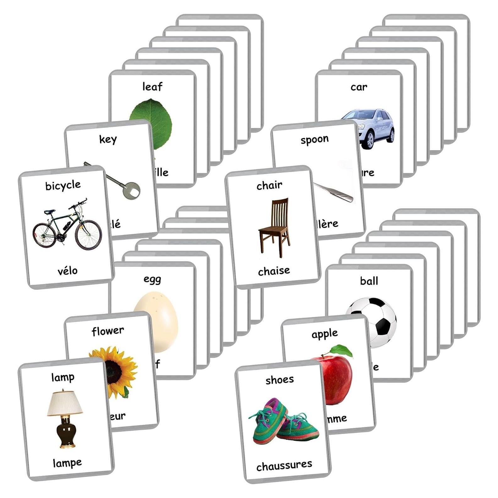 Tarjetas Didácticas Bilingües Francés-Inglés LifeLoLo - Alfabeto