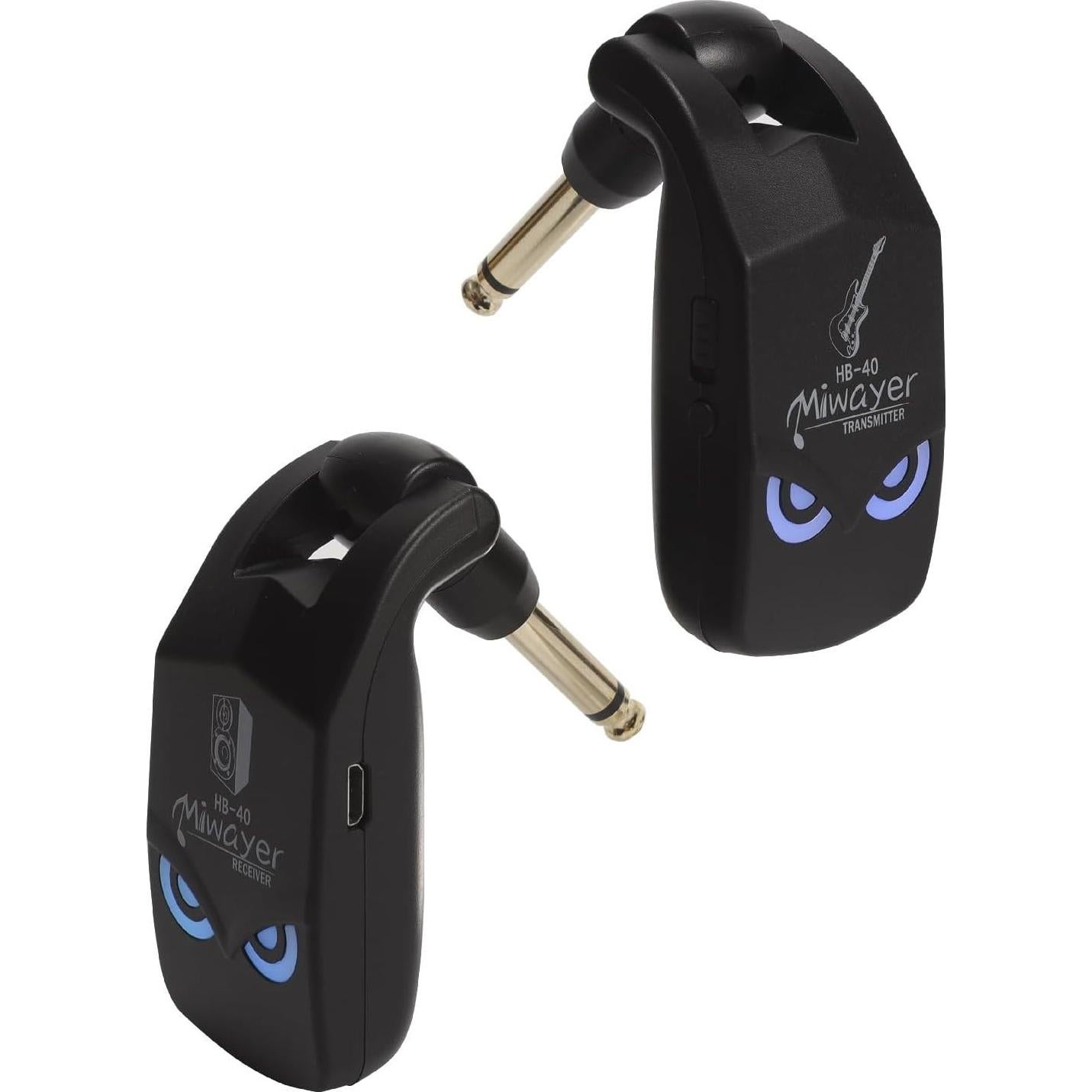 Sistema Inalámbrico de Guitarra Miwayer 2.4GHz con Batería Recargable