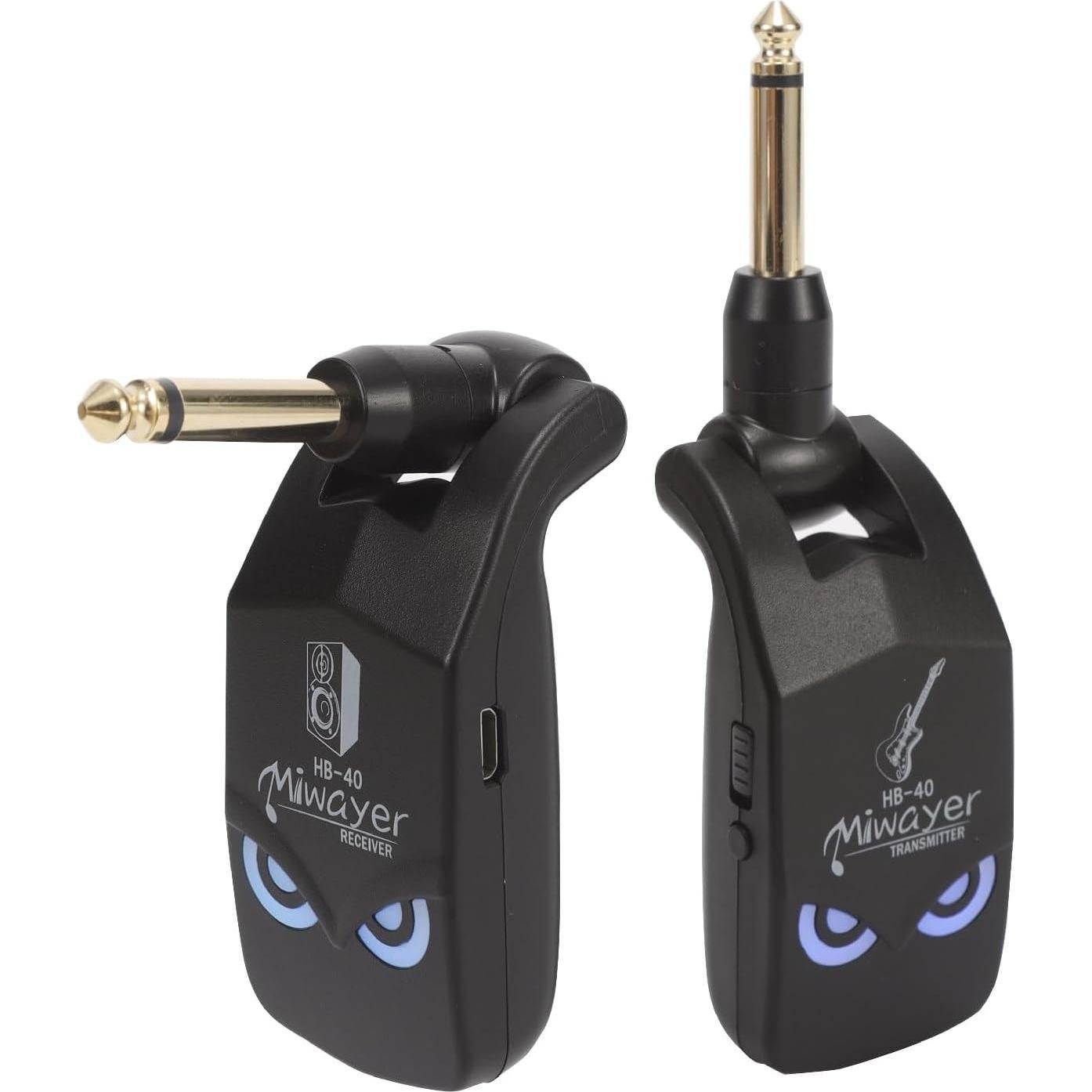 Sistema Inalámbrico de Guitarra Miwayer 2.4GHz con Batería Recargable