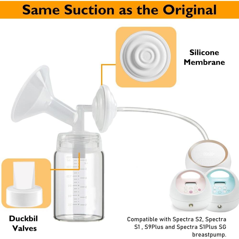 Kit 6 Piezas Repuesto Membrana Silicona Extractor Leche IVARONAL