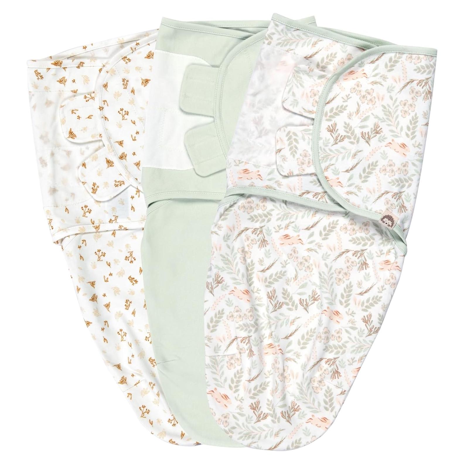 Paquete de 3 Sacos de Sueño Algodón 100% MY LITTLE ZONE 0-3 Meses