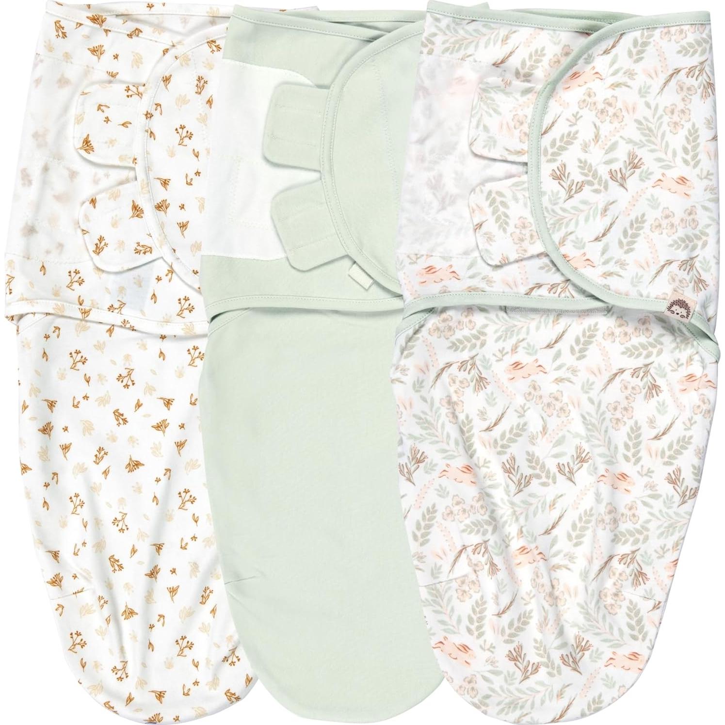 Paquete de 3 Sacos de Sueño Algodón 100% MY LITTLE ZONE 0-3 Meses