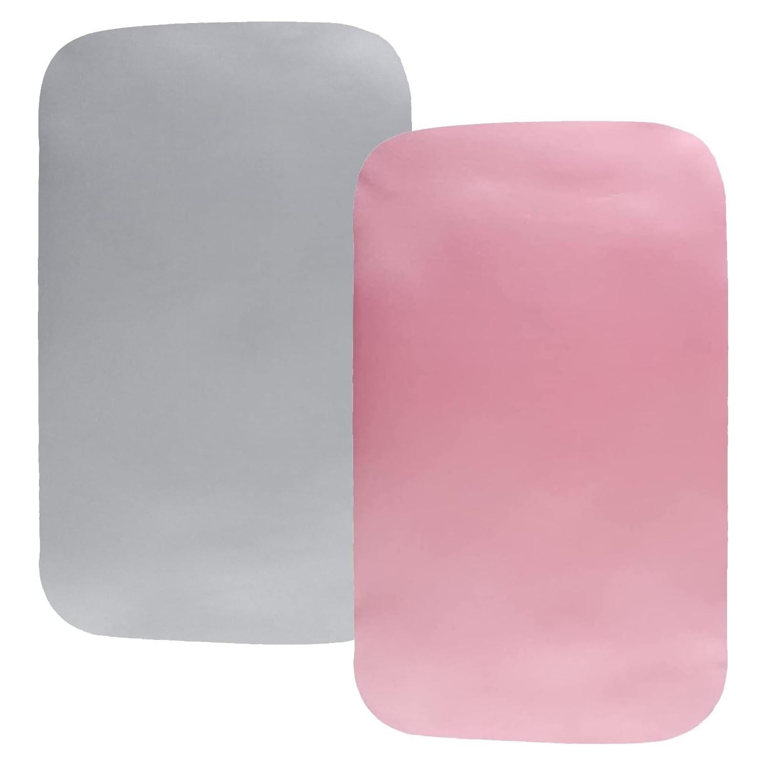 Sábanas de Cuna de Satén Tcmyyund 2 Paquetes 48x84 cm