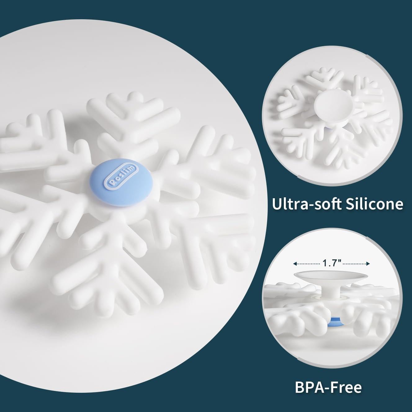 Juguete de Succión para Baño Roslim Azul Congelado 14x14cm