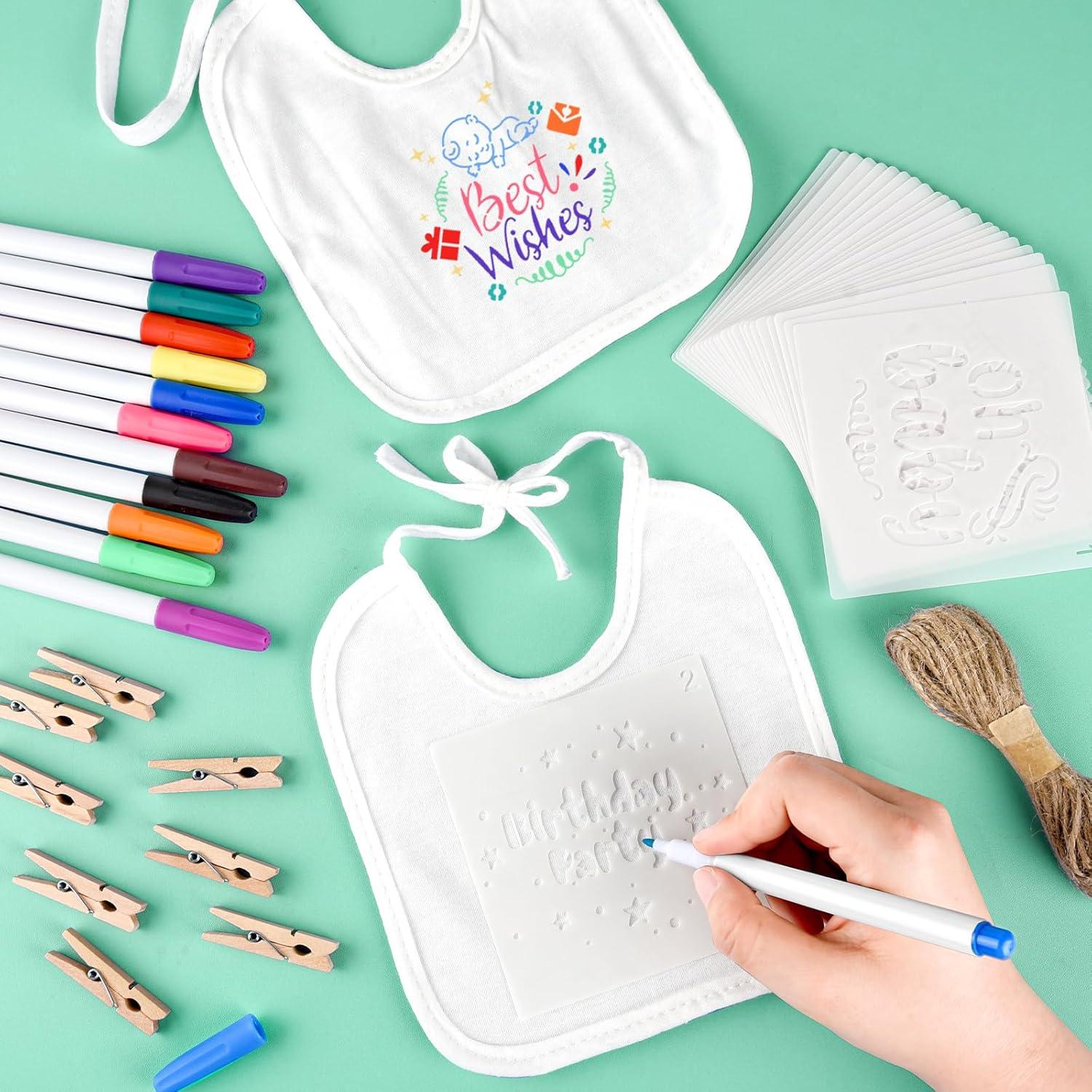 Conjunto de Decoración de Baberos DIY BOUBONI 55 Pcs