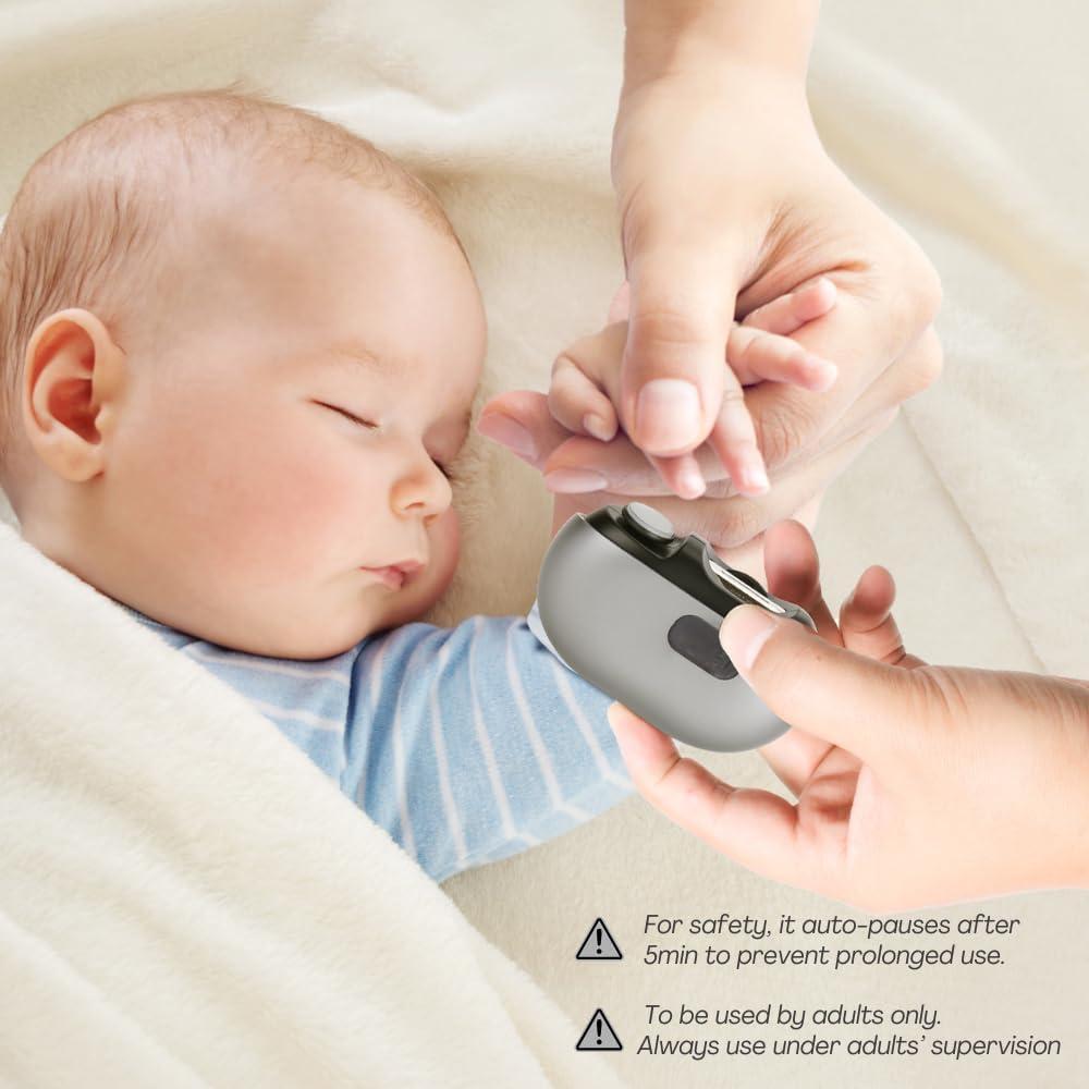 Cortador de Uñas Eléctrico LUFFCABO 3 en 1 con Luz LED