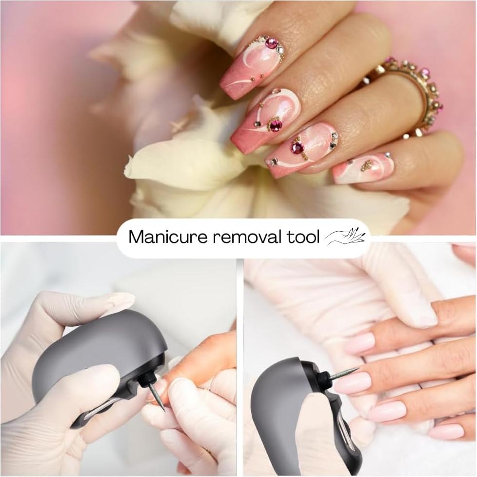 Cortador de Uñas Eléctrico LUFFCABO 3 en 1 con Luz LED