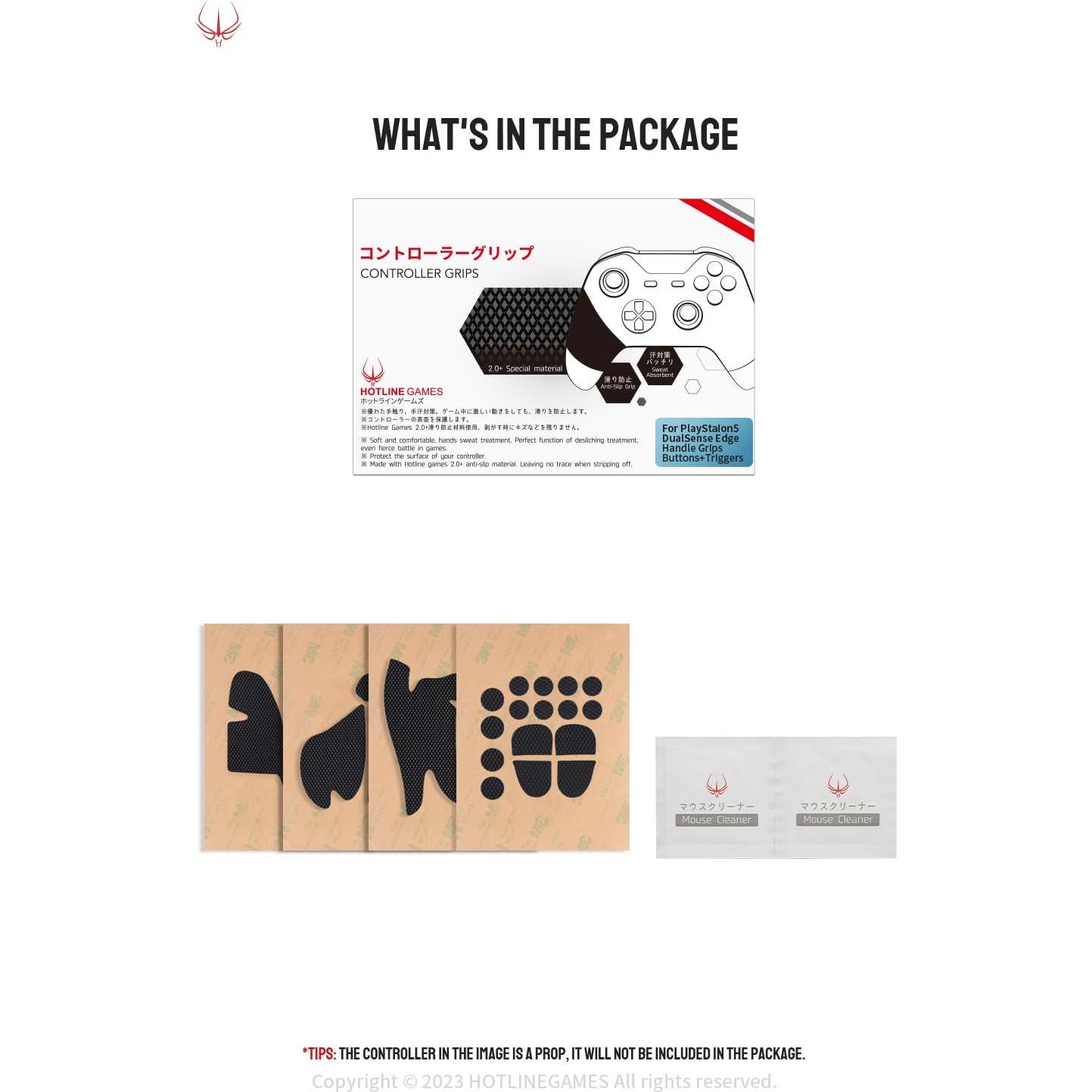 Agarre Antideslizante HotlineGames para PS5 DualSense Edge