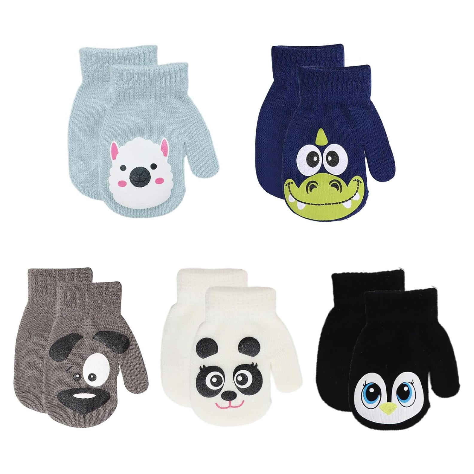 Mitones de Invierno MniJiza para Bebés 6-36M Tejido Elástico