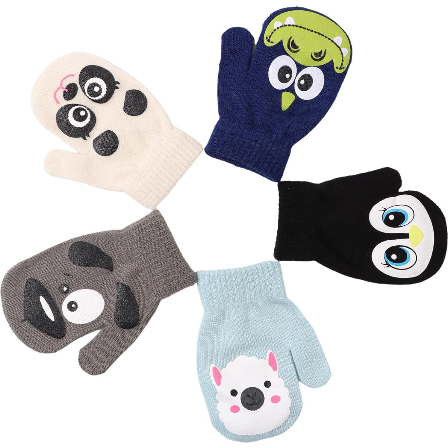 Mitones de Invierno MniJiza para Bebés 6-36M Tejido Elástico