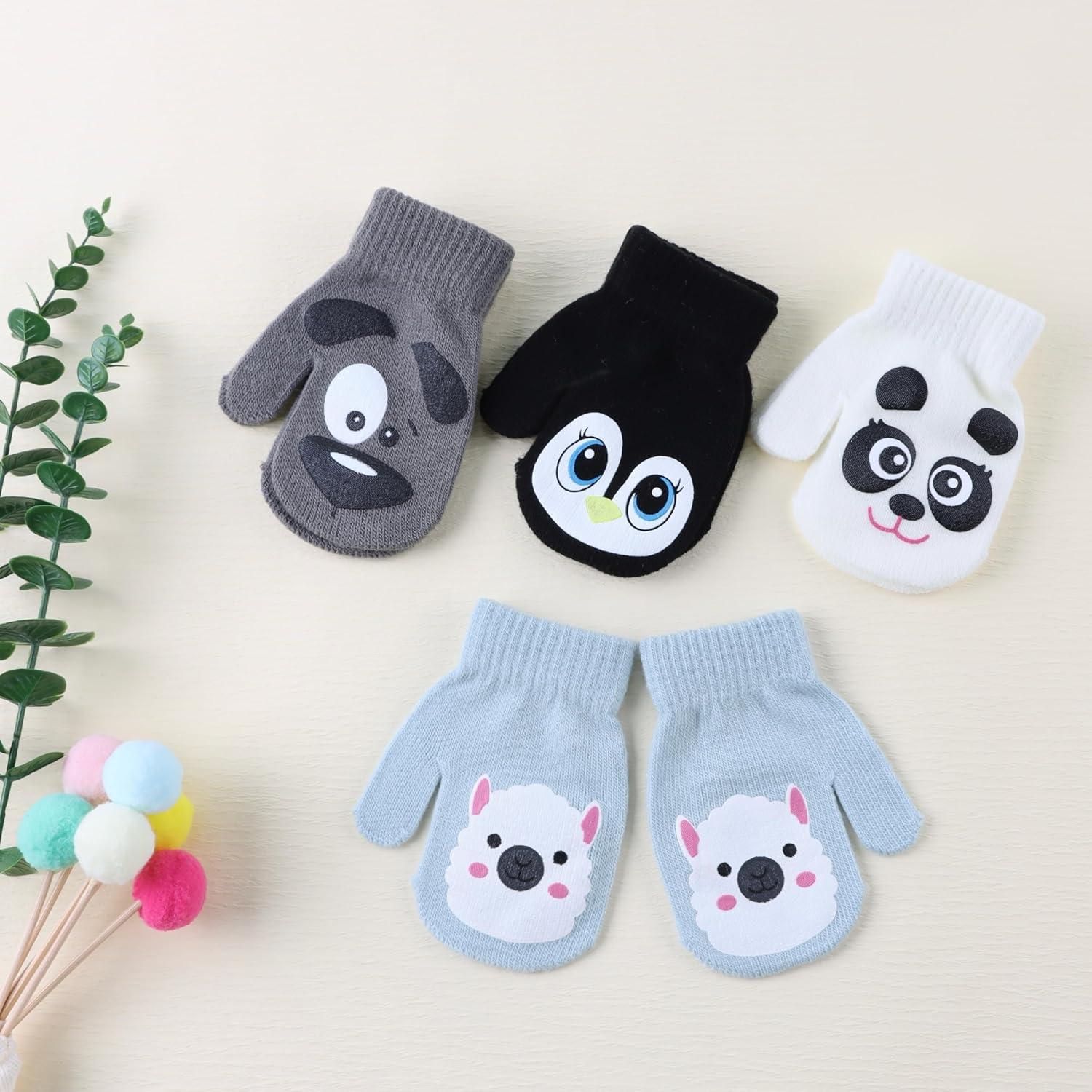 Mitones de Invierno MniJiza para Bebés 6-36M Tejido Elástico