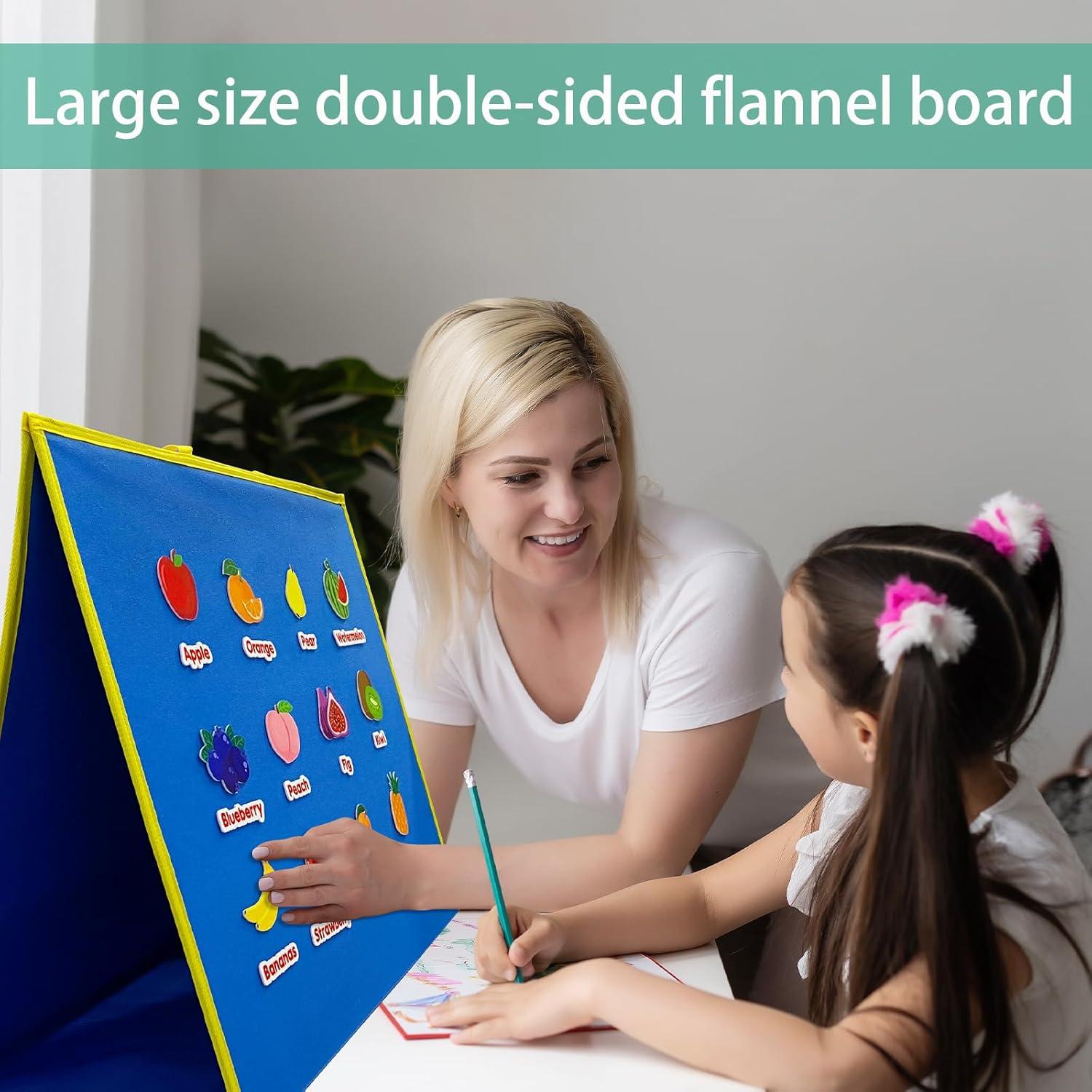 Tablero de Fieltro Grande PENGFULL 57.9x50 cm Doble Cara