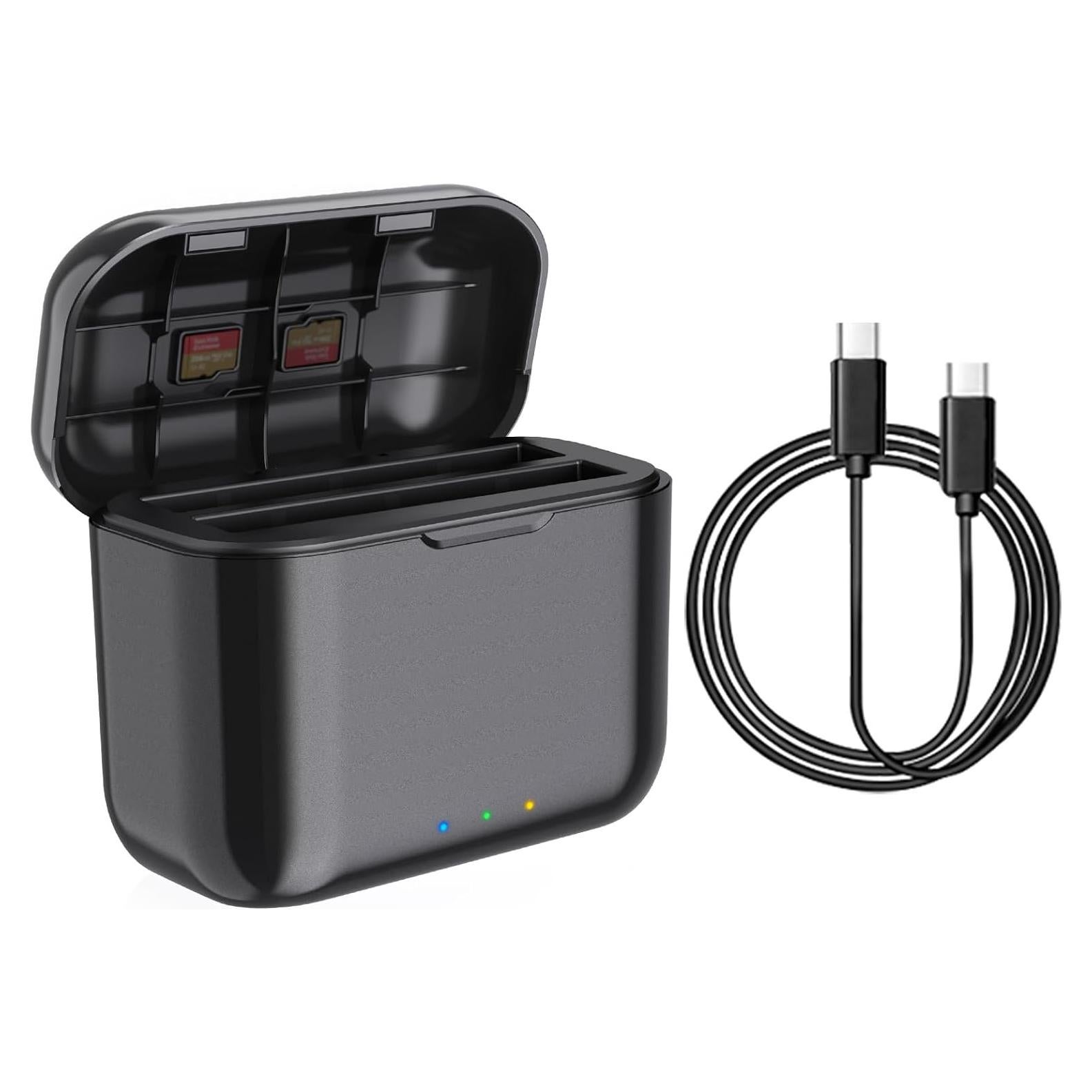 Estación de Carga Rápida Rszfnjxry para Baterías Insta360 X3