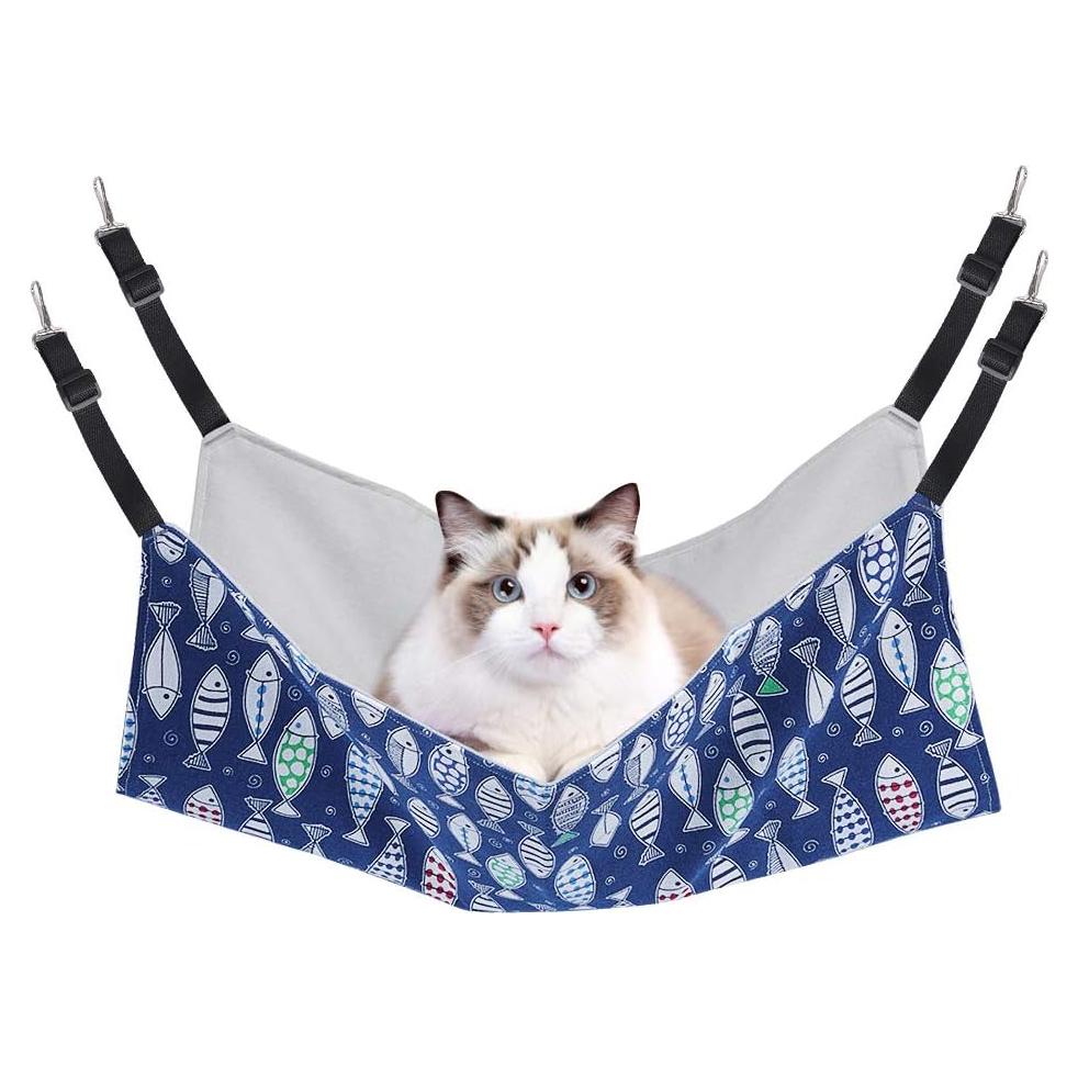 Hamaca para Gato PERSUPER Ajustable 55x45 cm Reversible